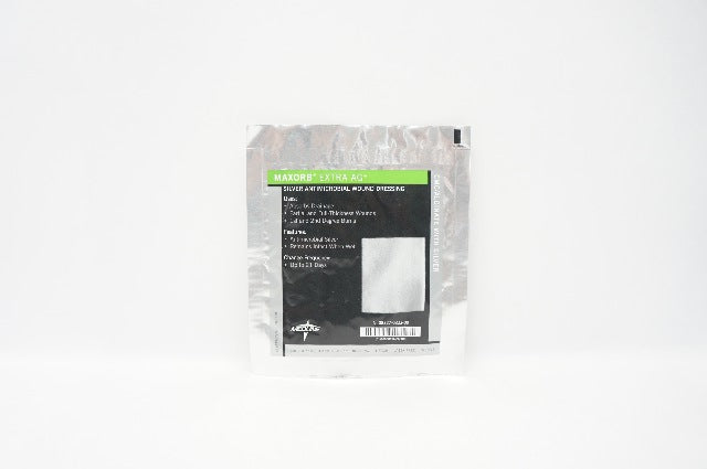 Medline MSC9445EP Maxorb Extra AG Silver Dressing 4inchx4.75inch