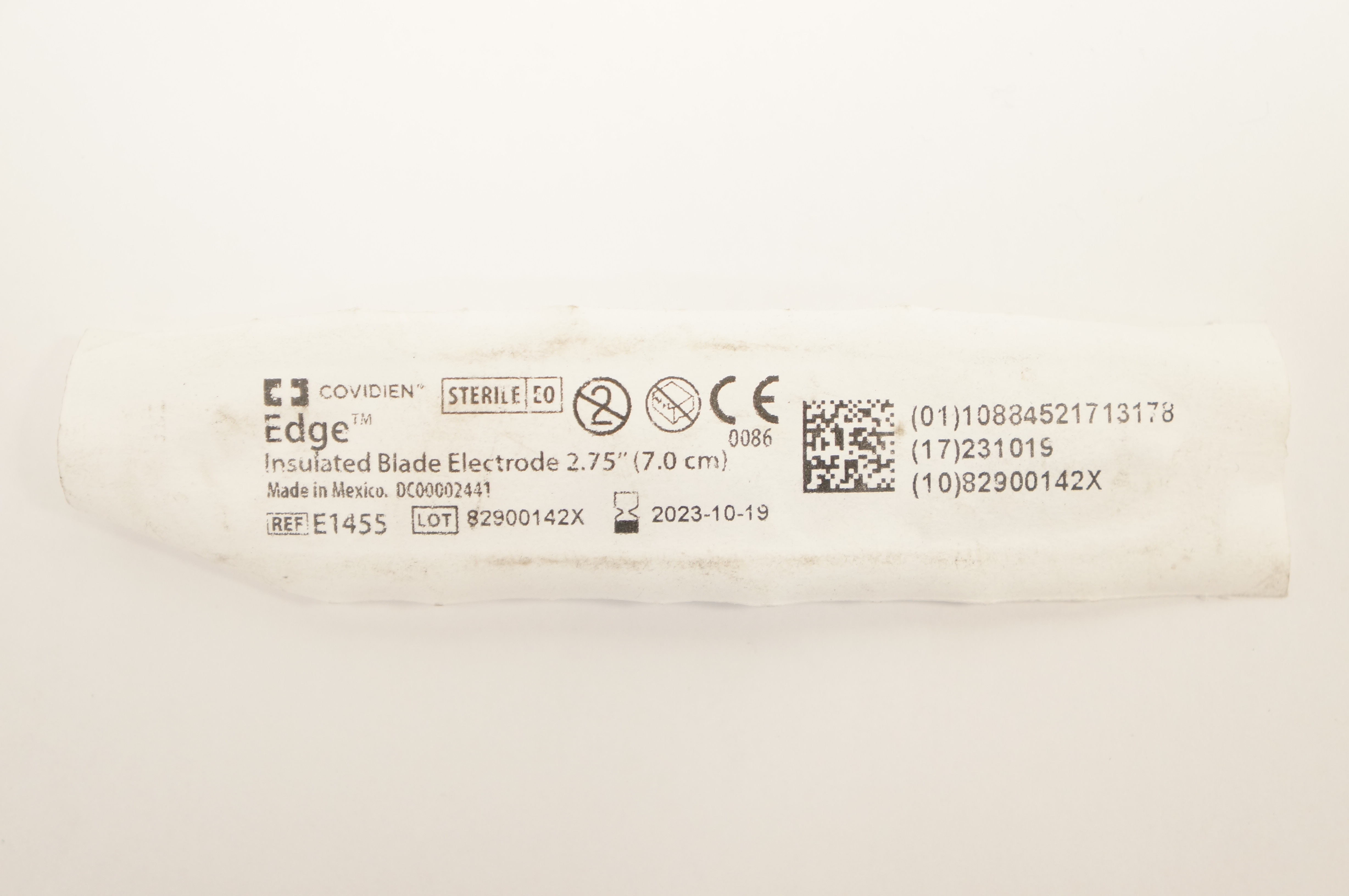 Covidien E1455 Edge Insulated Blade Electrode 2.75inch