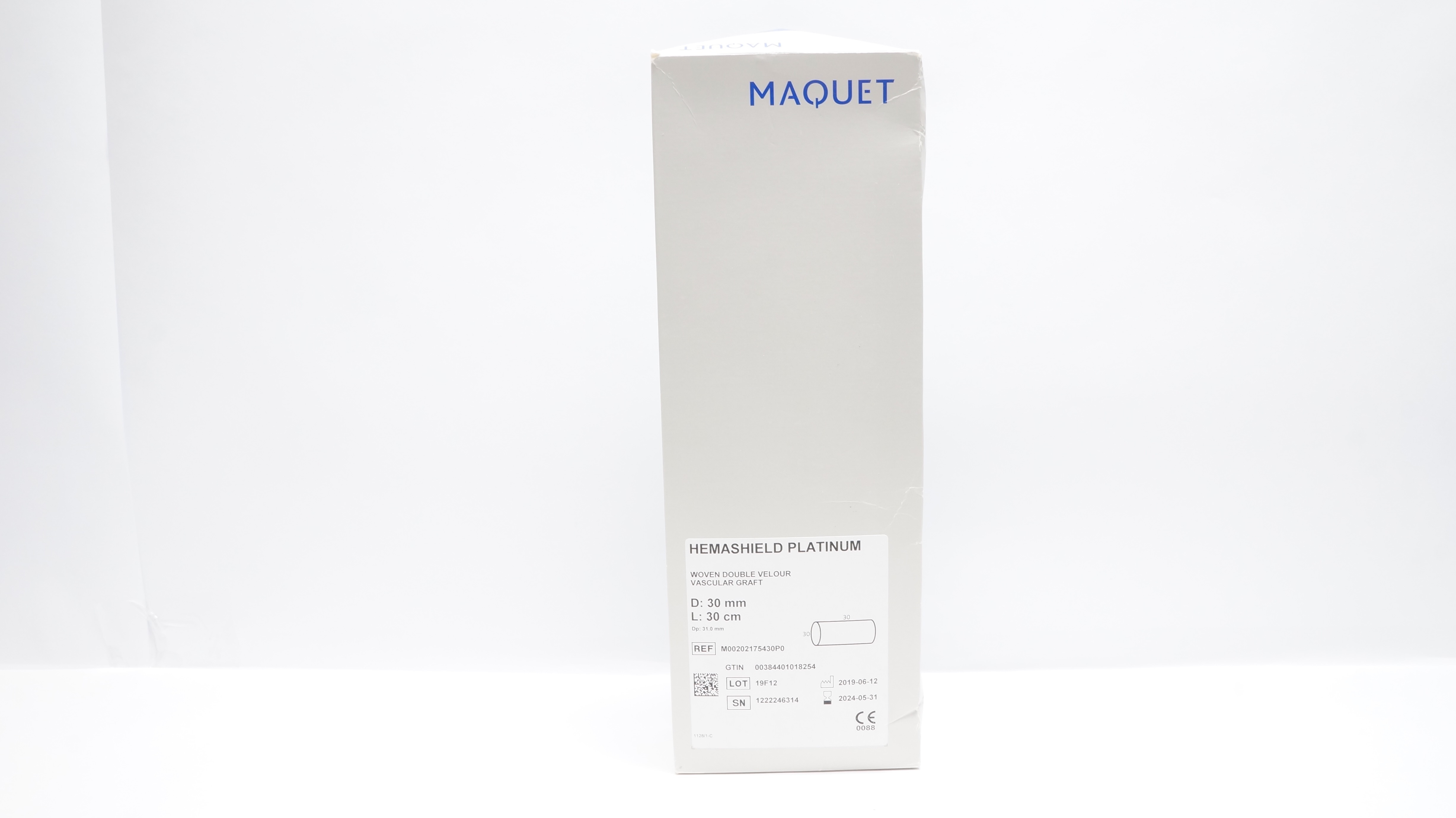 Maquet M00202175430P0 Hemashield Platinum Woven Double Velour Vascular Graft (x)