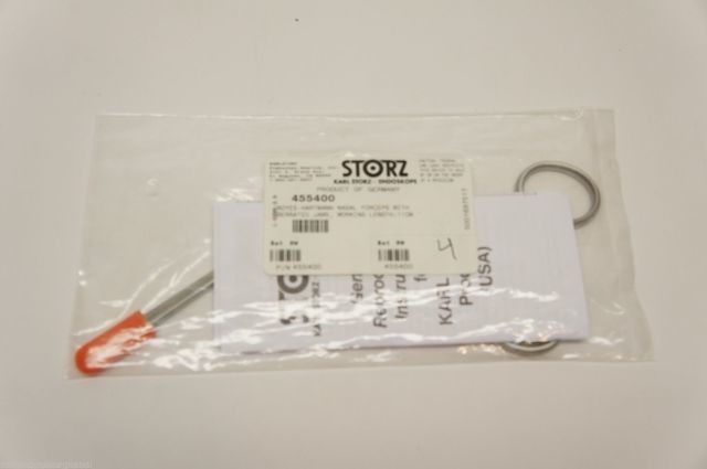 Karl Storz 455400 Noyes-Hartmann Nasal Forceps With Serrated Jaws WL 11cm