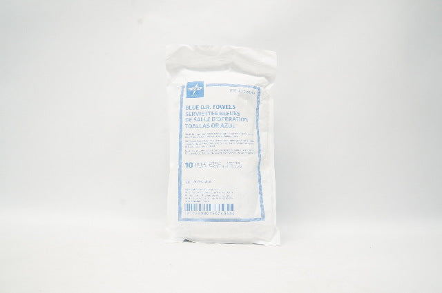Medline MDT2168210 Blue O.R.Towels - Pack of 10