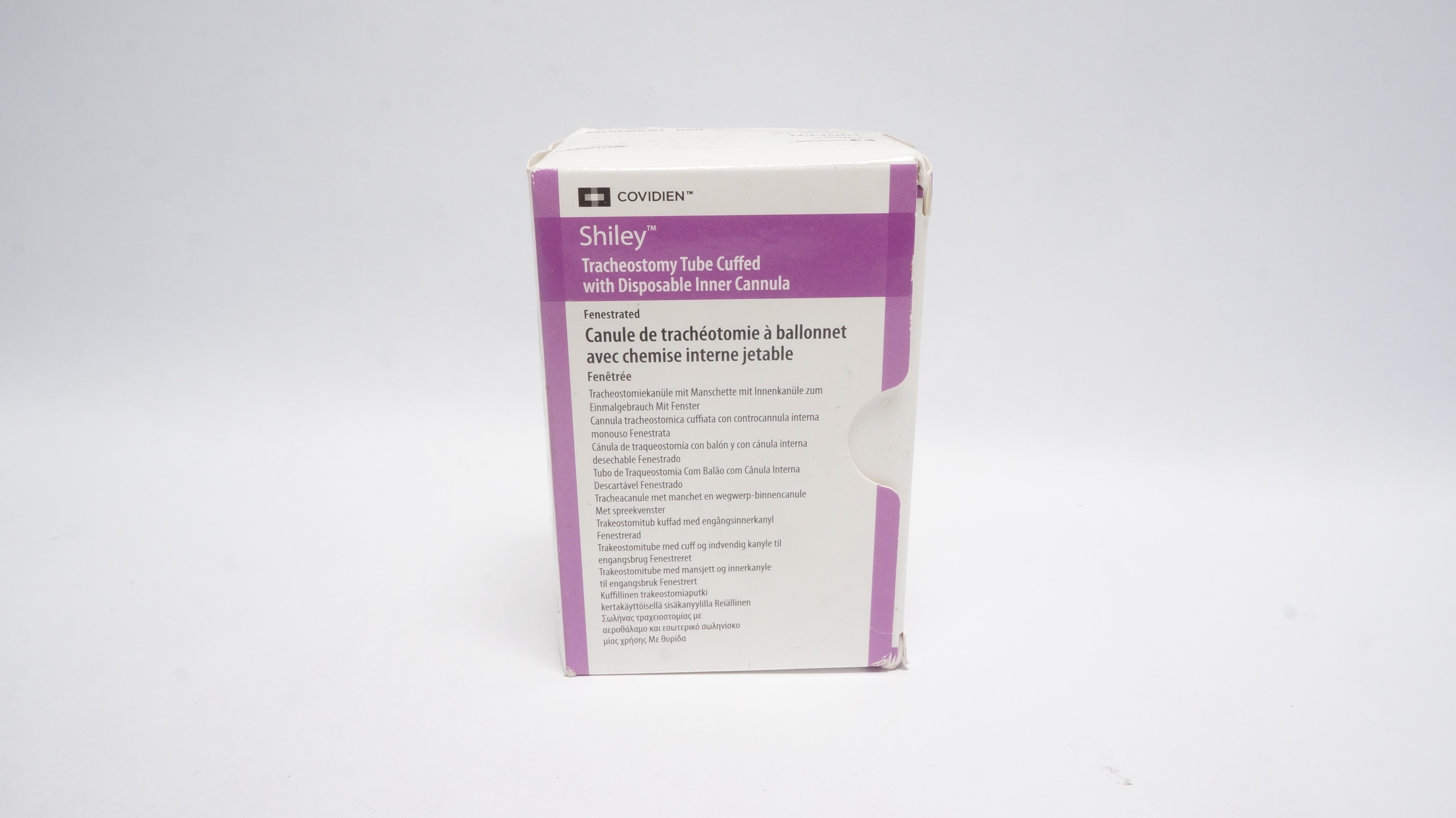 Covidien 10DFEN Shiley Tracheostomy Tube Cuffed 8.9mm x 13.8mm x 29.0 x 79mm (x)