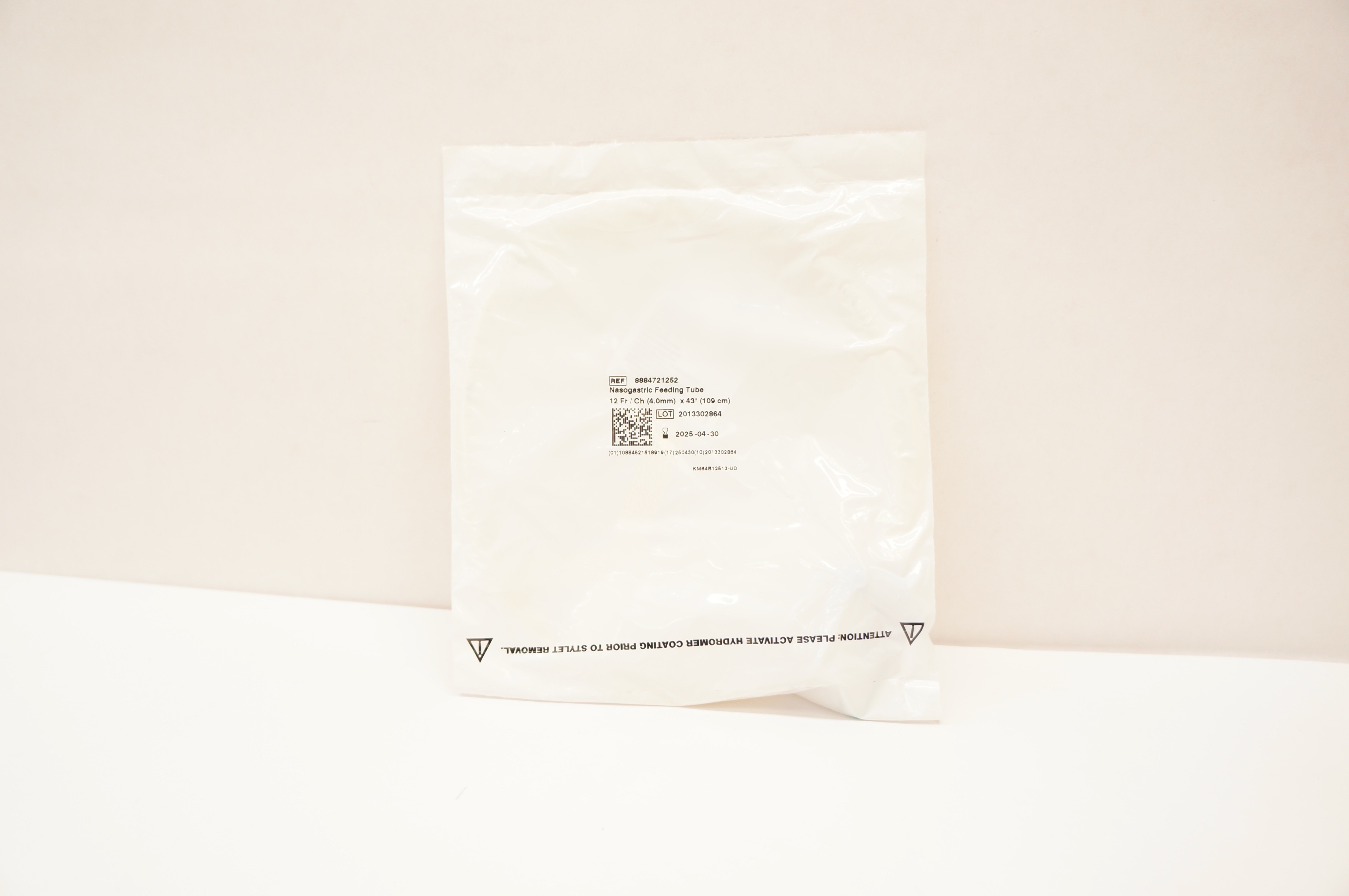 Covidien 8884721252 Kangaroo Nasogastric Feeding Tube 12Fr/Ch x 43inch