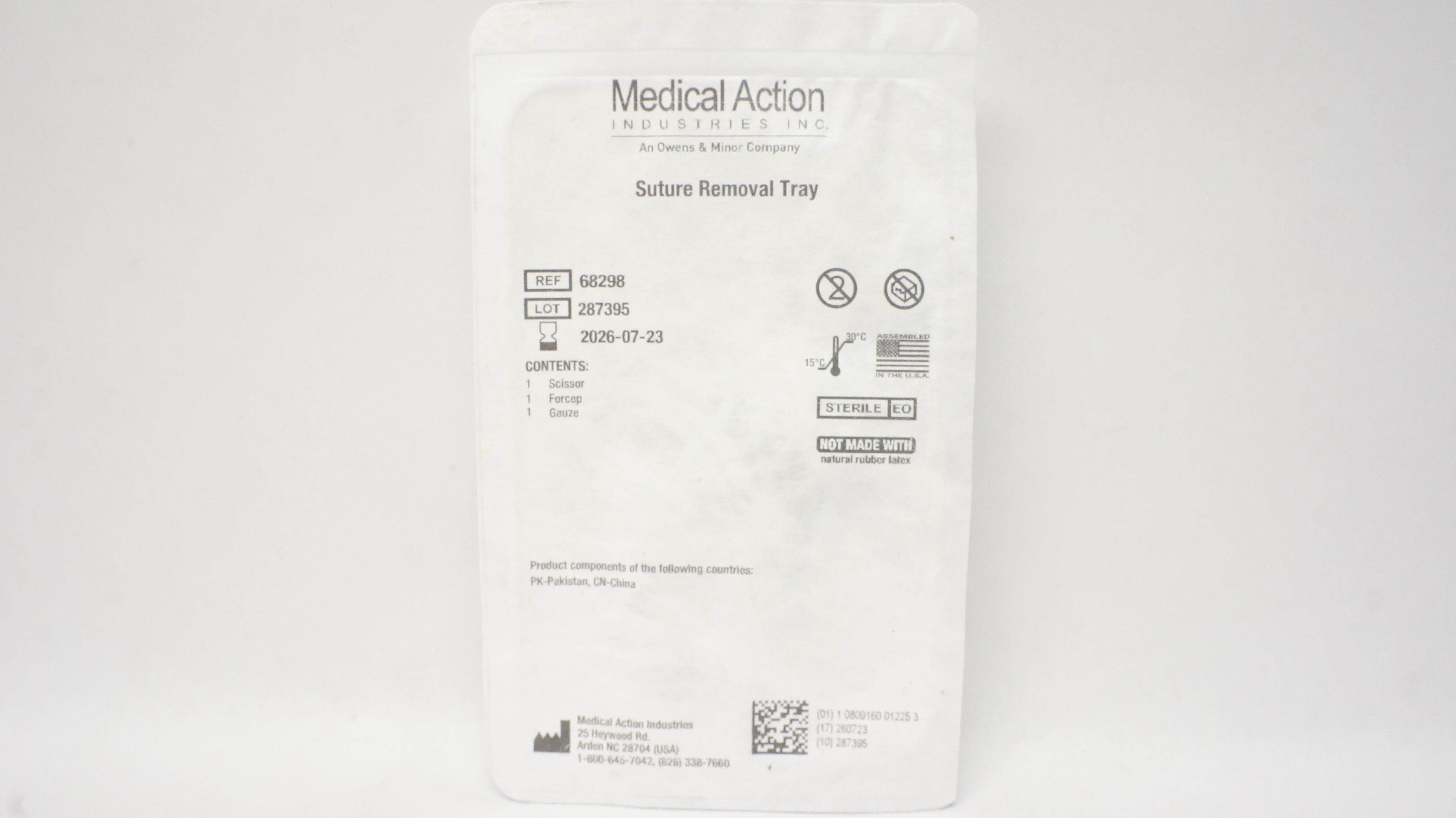 Medical Action 68298 Stre Removal Tray