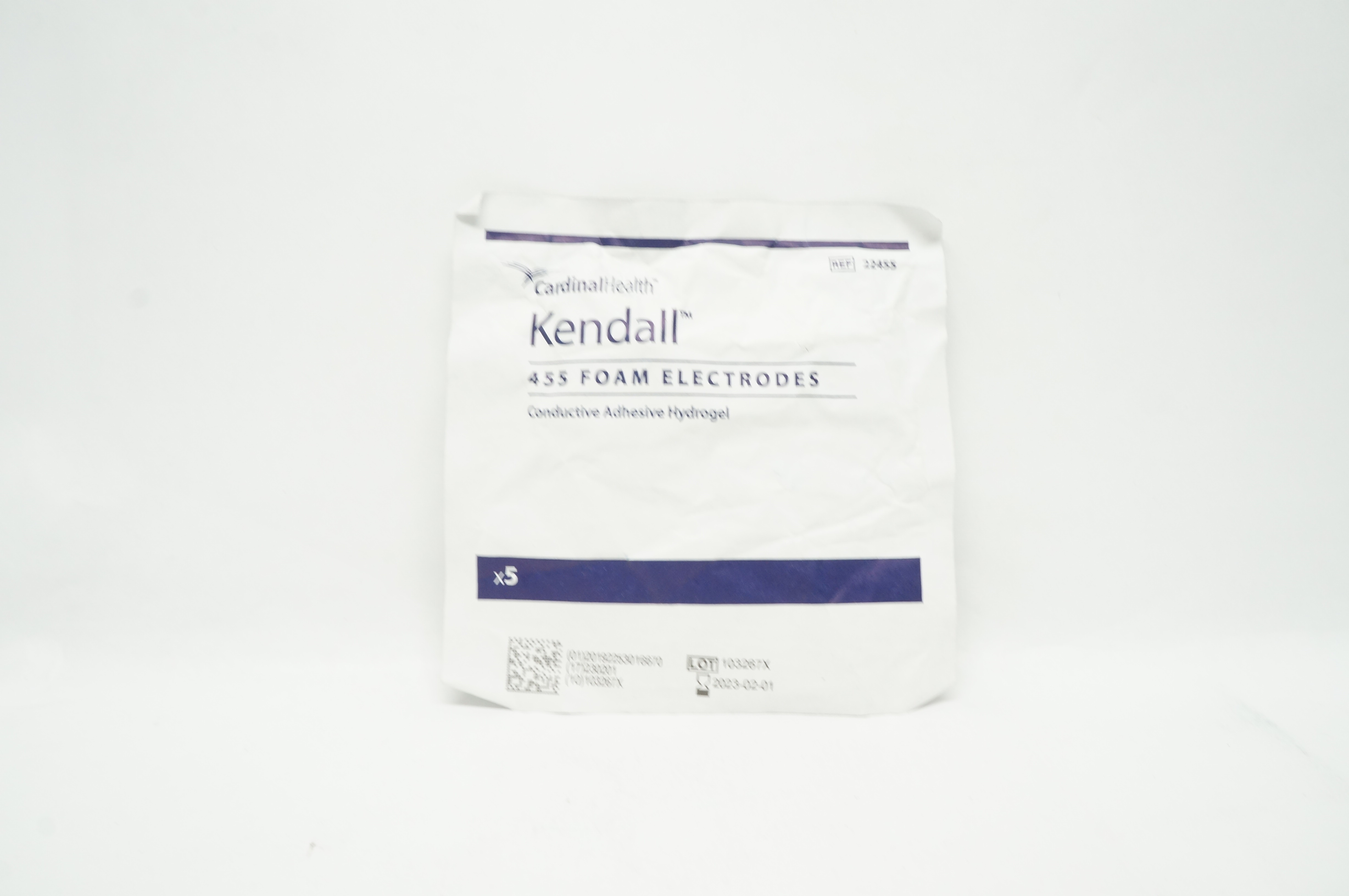 Cardinal Health 22455 Kendall 455 Foam Electrodes - Pack of 5