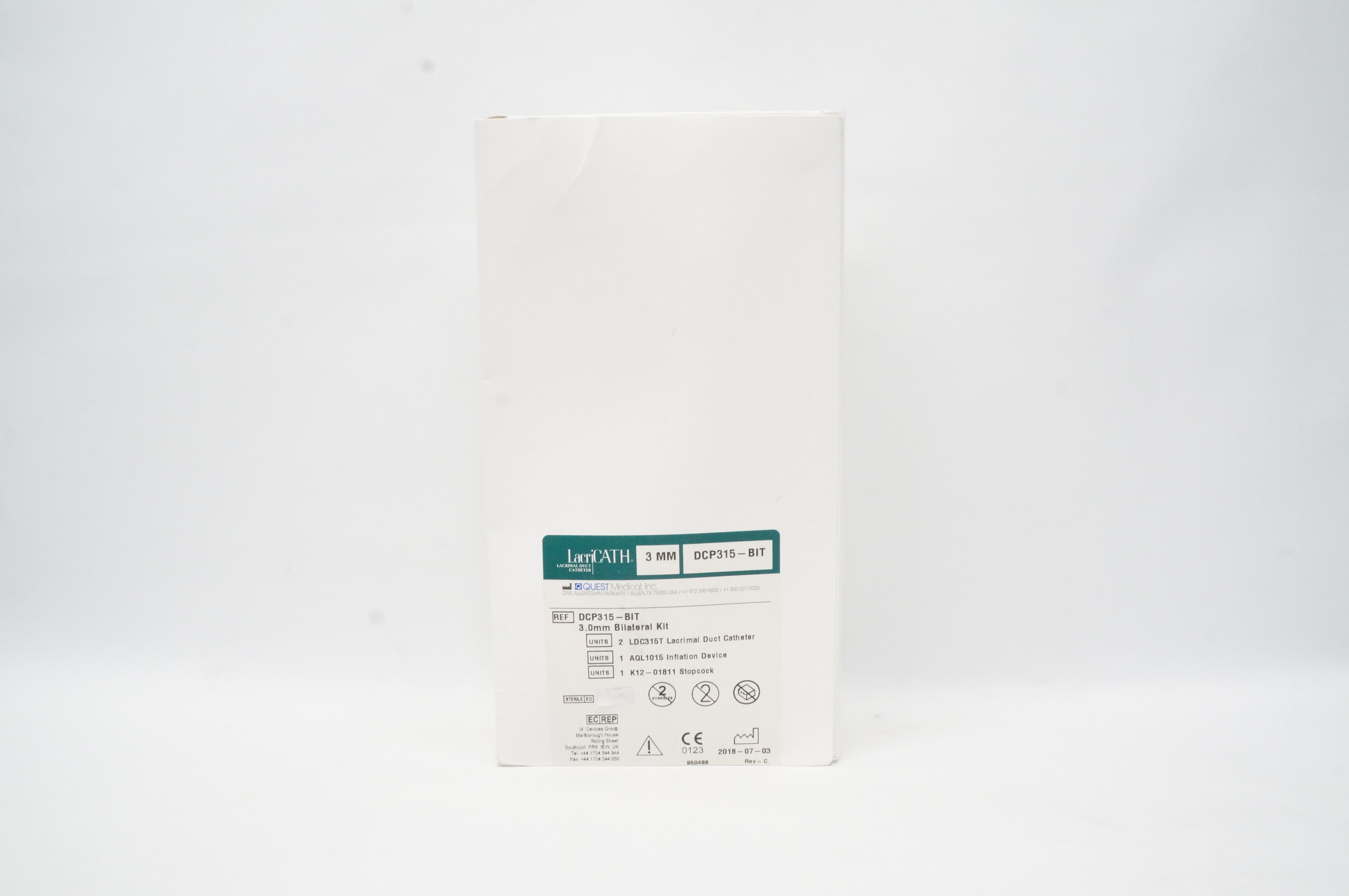 Quest Medical DCP315-BIT LacriCath Bilateral Kit 3.0 mm (x)