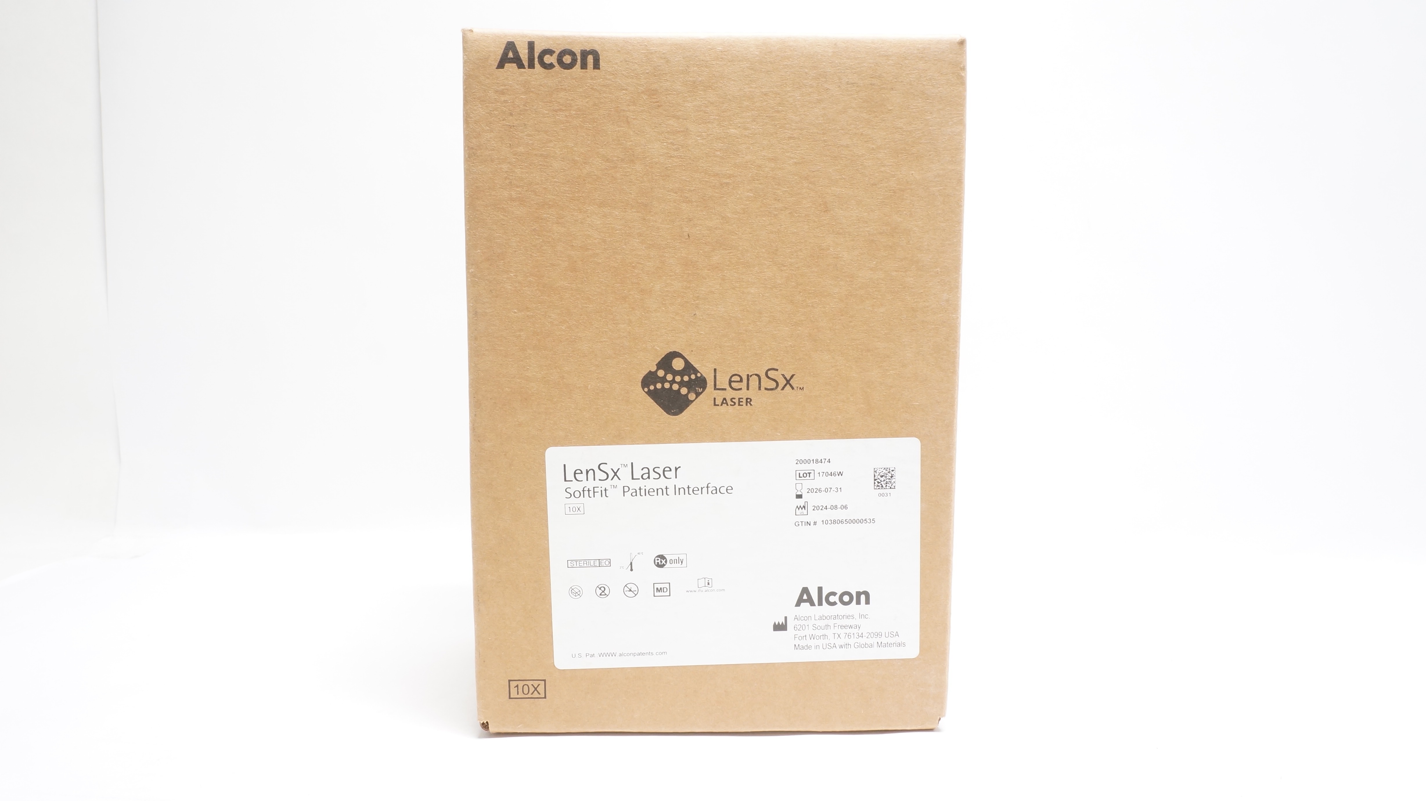 Alcon LenSx Laser SoftFit Patient Interface - Box of 10