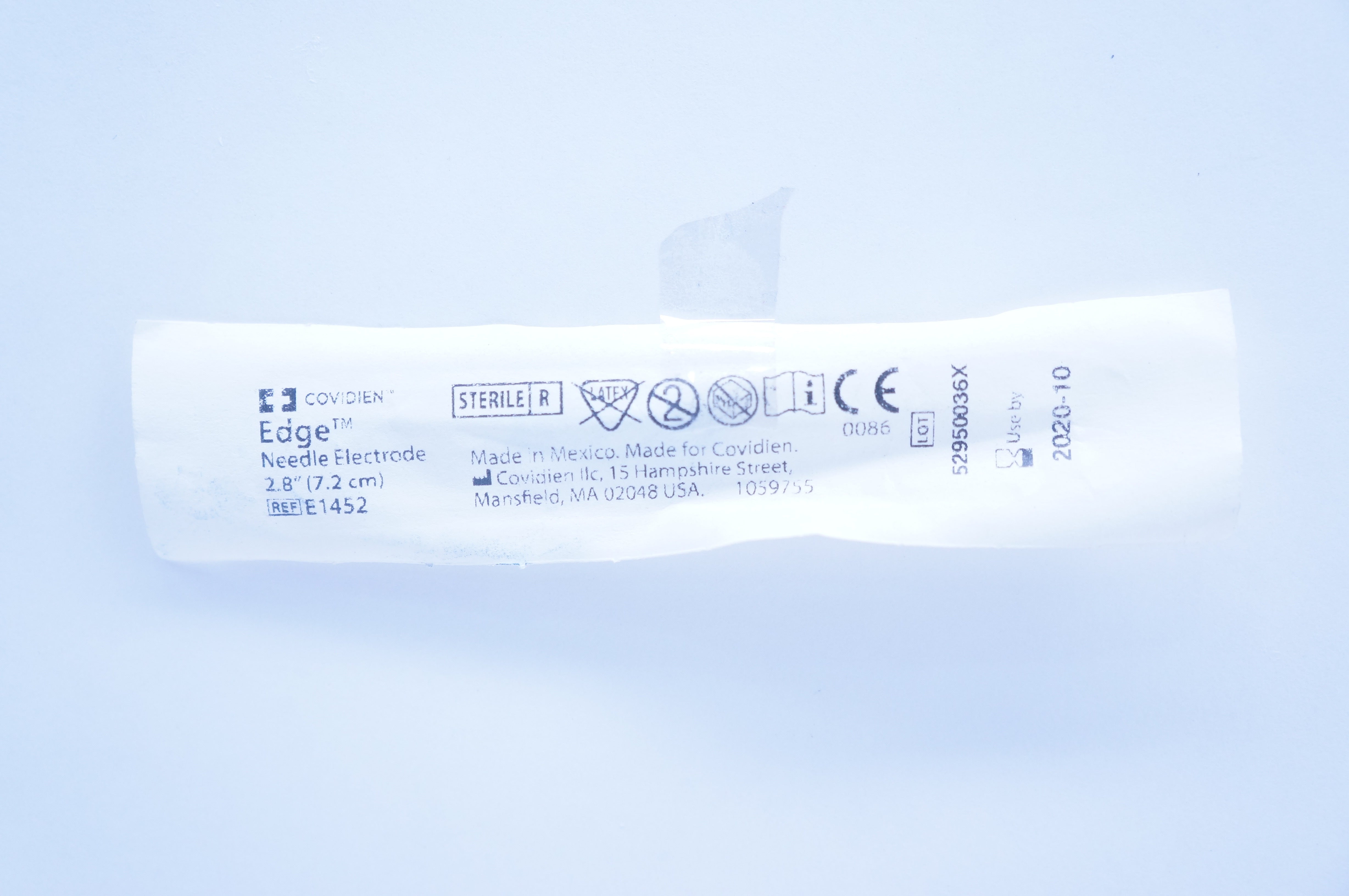 Covidien E1452 Edge Ndle Electrode 2.8inch (x)