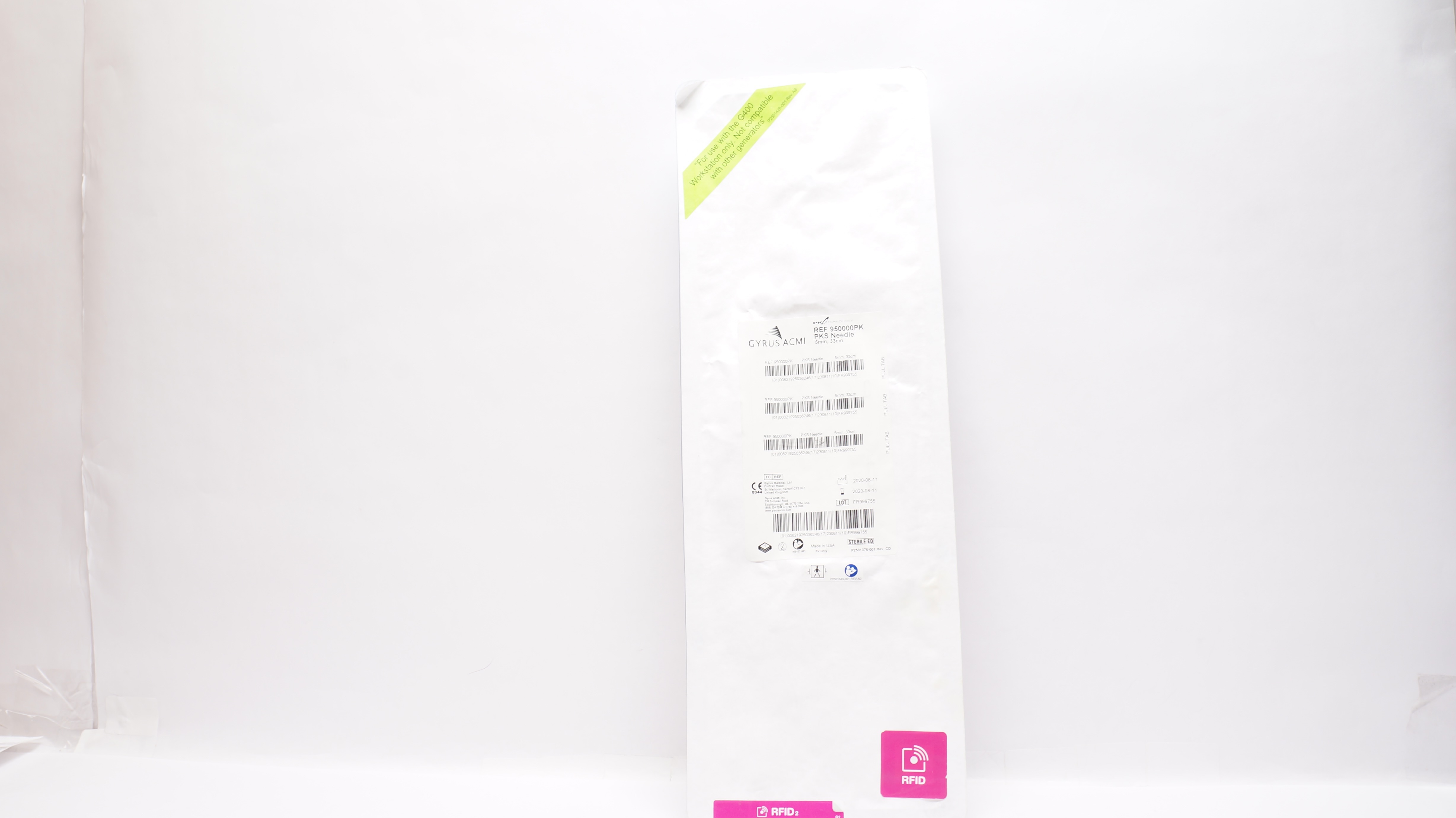 Gyrus ACMI 950000PK PKS Ndle Electrode w/ Attached Cord 5mm x 33cm (x)