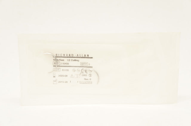 Richard-Allan 216406 Ndle 1/2 Circle Reverse Cutting (x) - Pack of 2