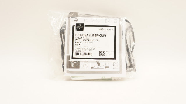 Medline MDS9911HP Disposable BP Cuff Child, 1 Tube 13.8-21.5 cm - Pack of 5