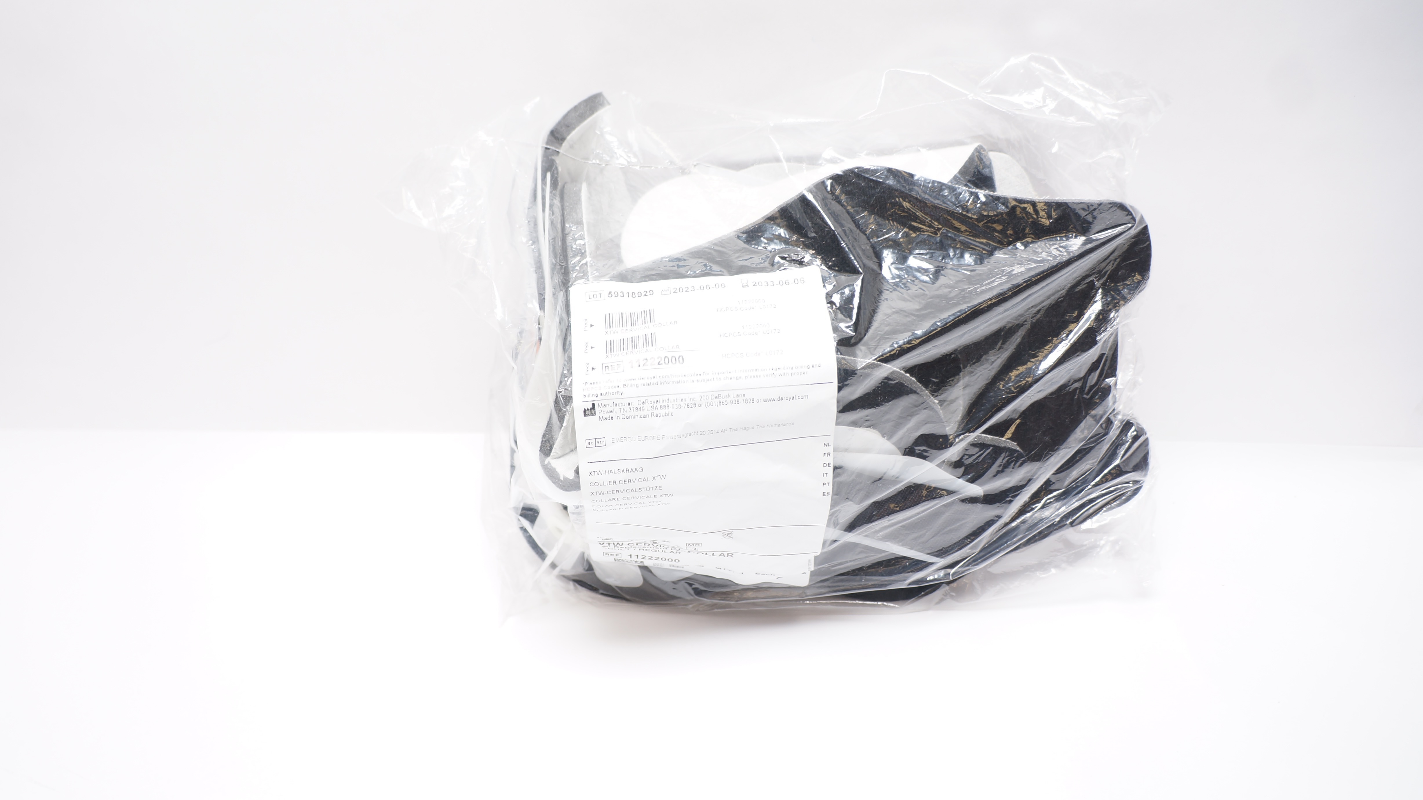 DeRoyal 11222000 XTW Cervical Collar Adult/Regular