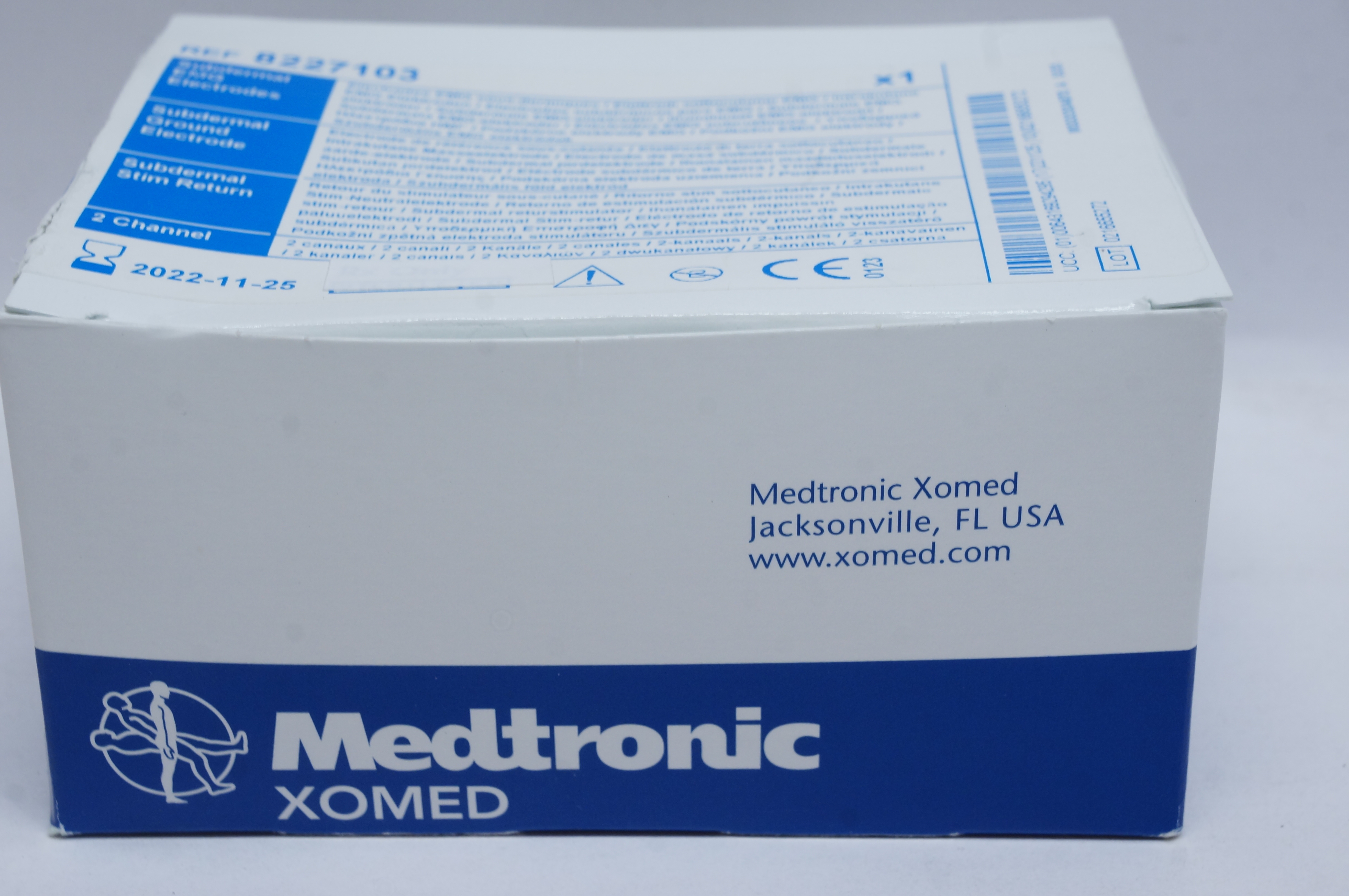 Medtronic 8227103 Subdermal EMG Electrodes with Subdermal Ground, 12mm 2 Channel