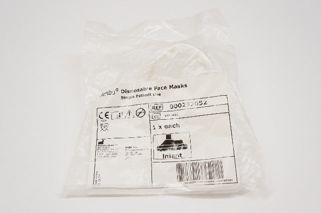 AMBU 000252052 Disposable Face Masks, Infant