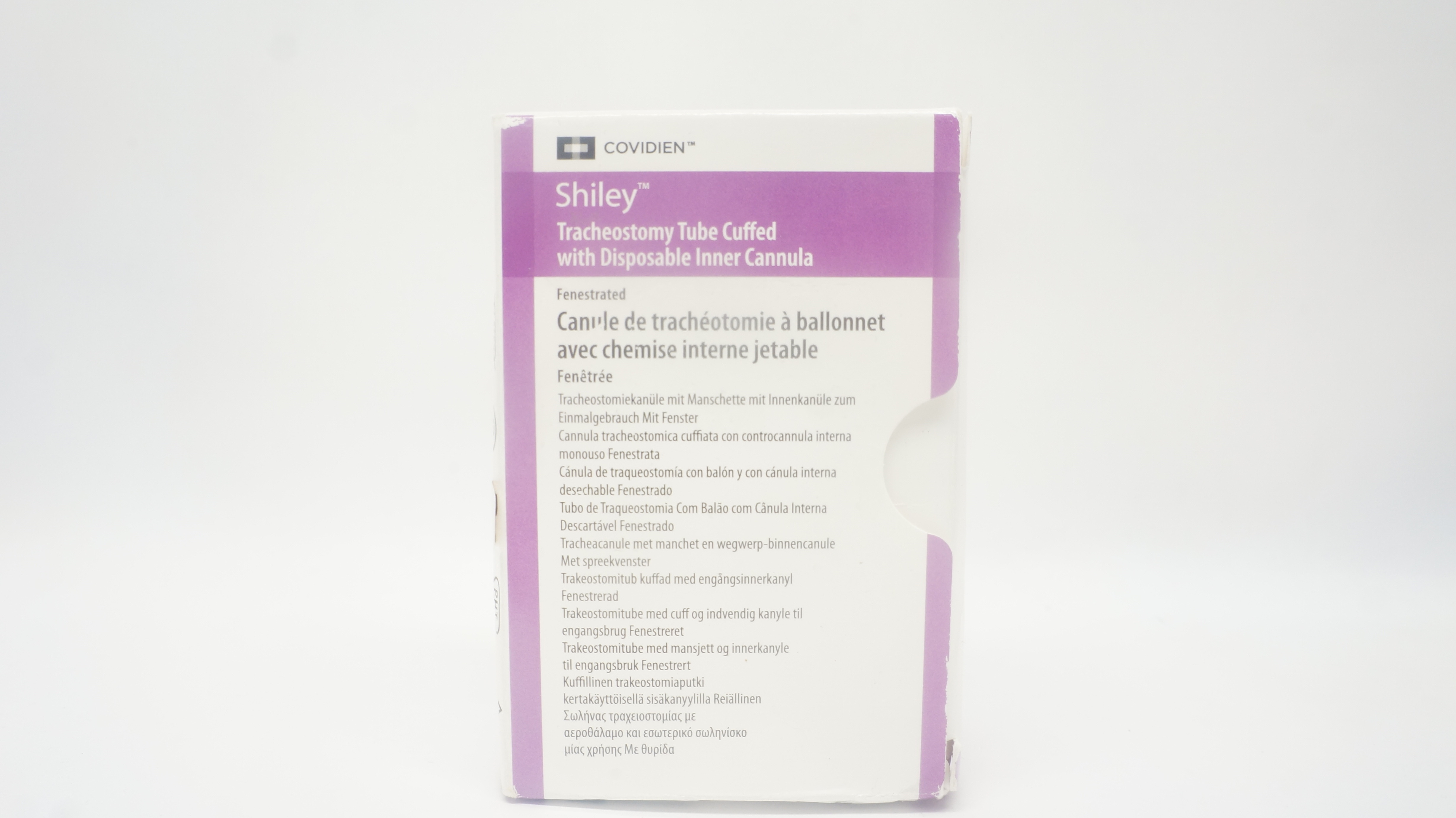 Covidien 6DFEN Shiley Tracheostomy Tube Cuffed 6.4 x 10.8 x 24.0 x 74mm (x)