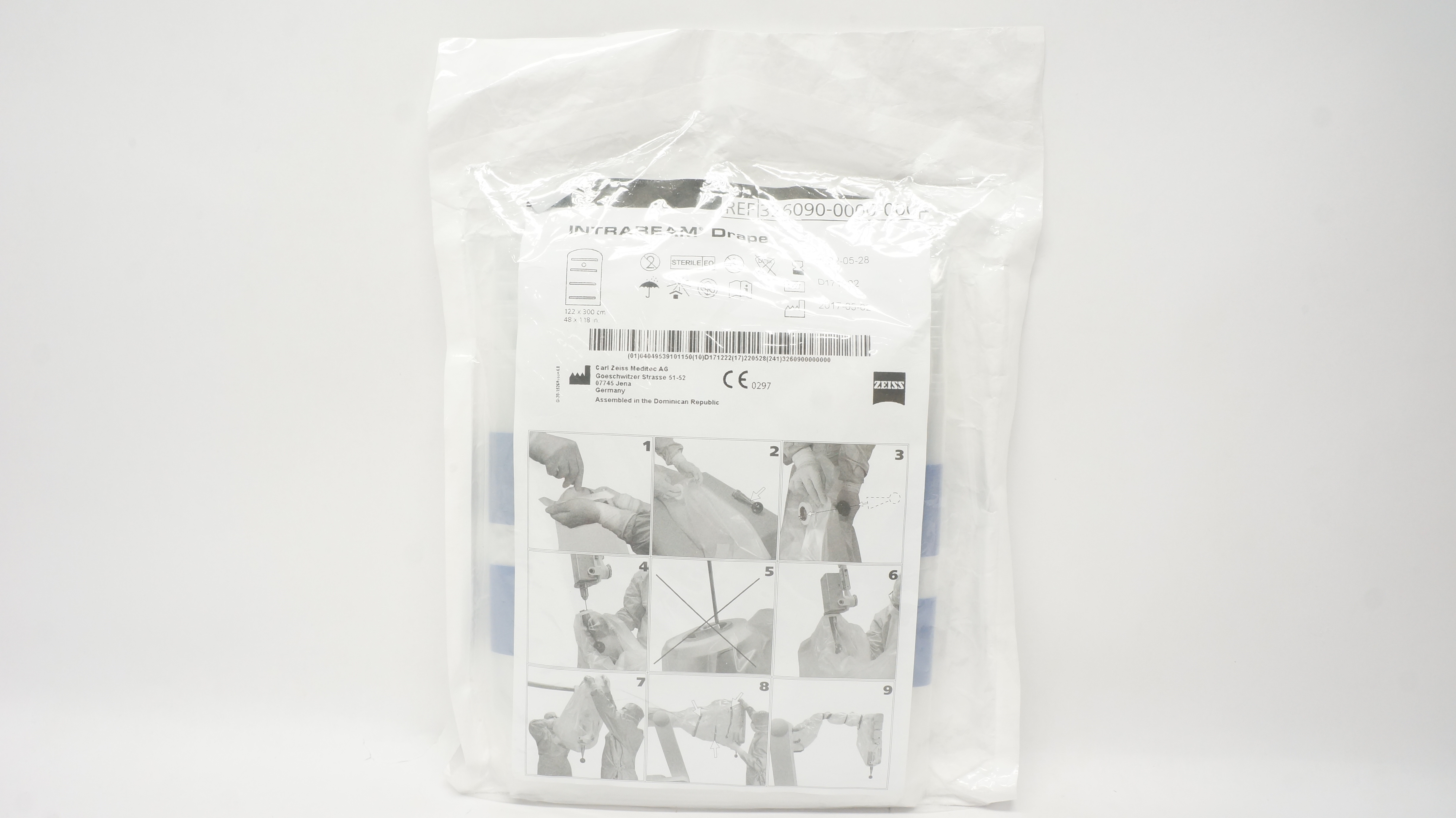 Carl Zeiss 326090-0000-000 Intrabeam Drape 48inch x 118inch