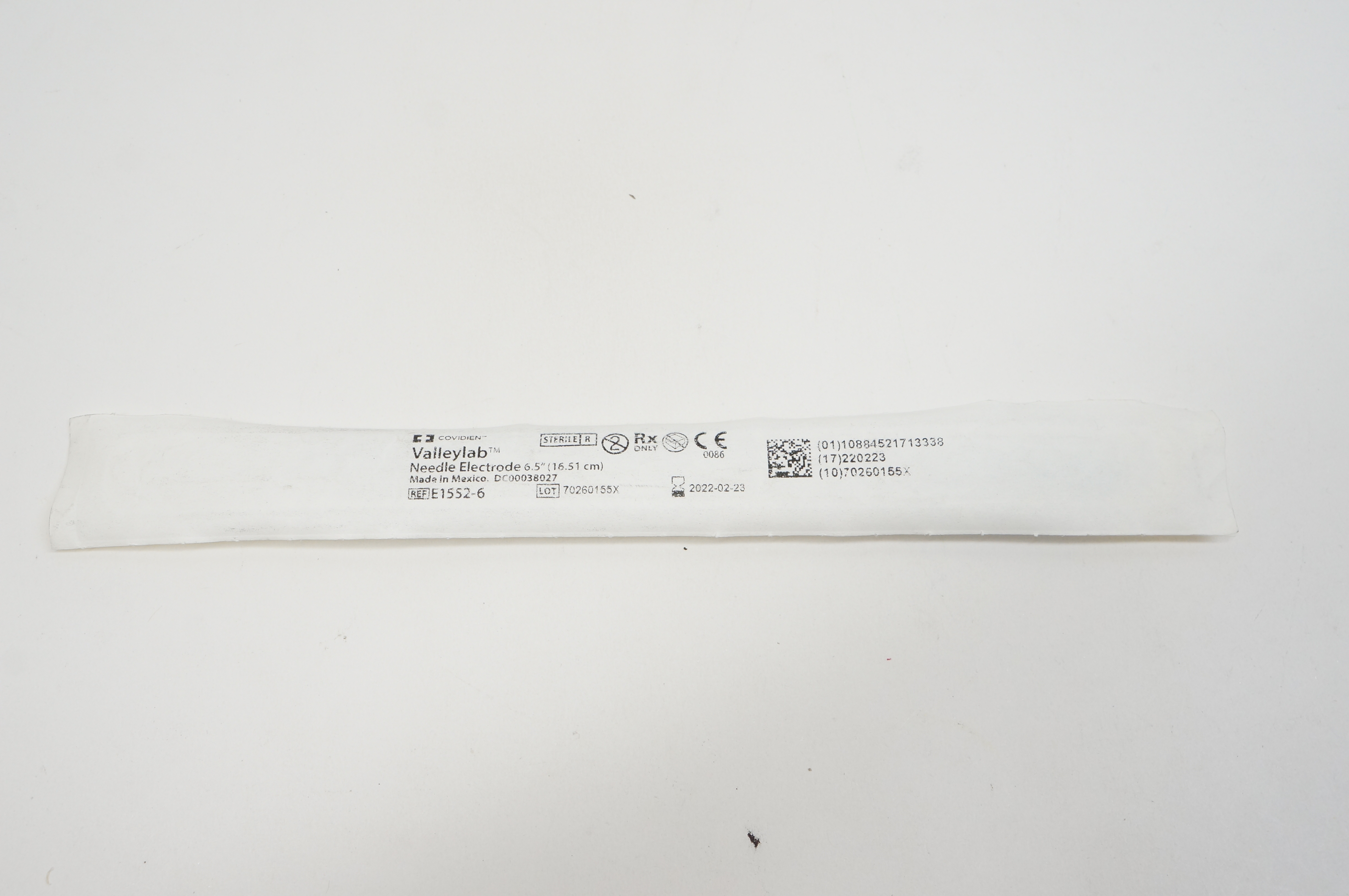 Covidien E1552-6 Vallyelab Blade Electrode 6.5inch
