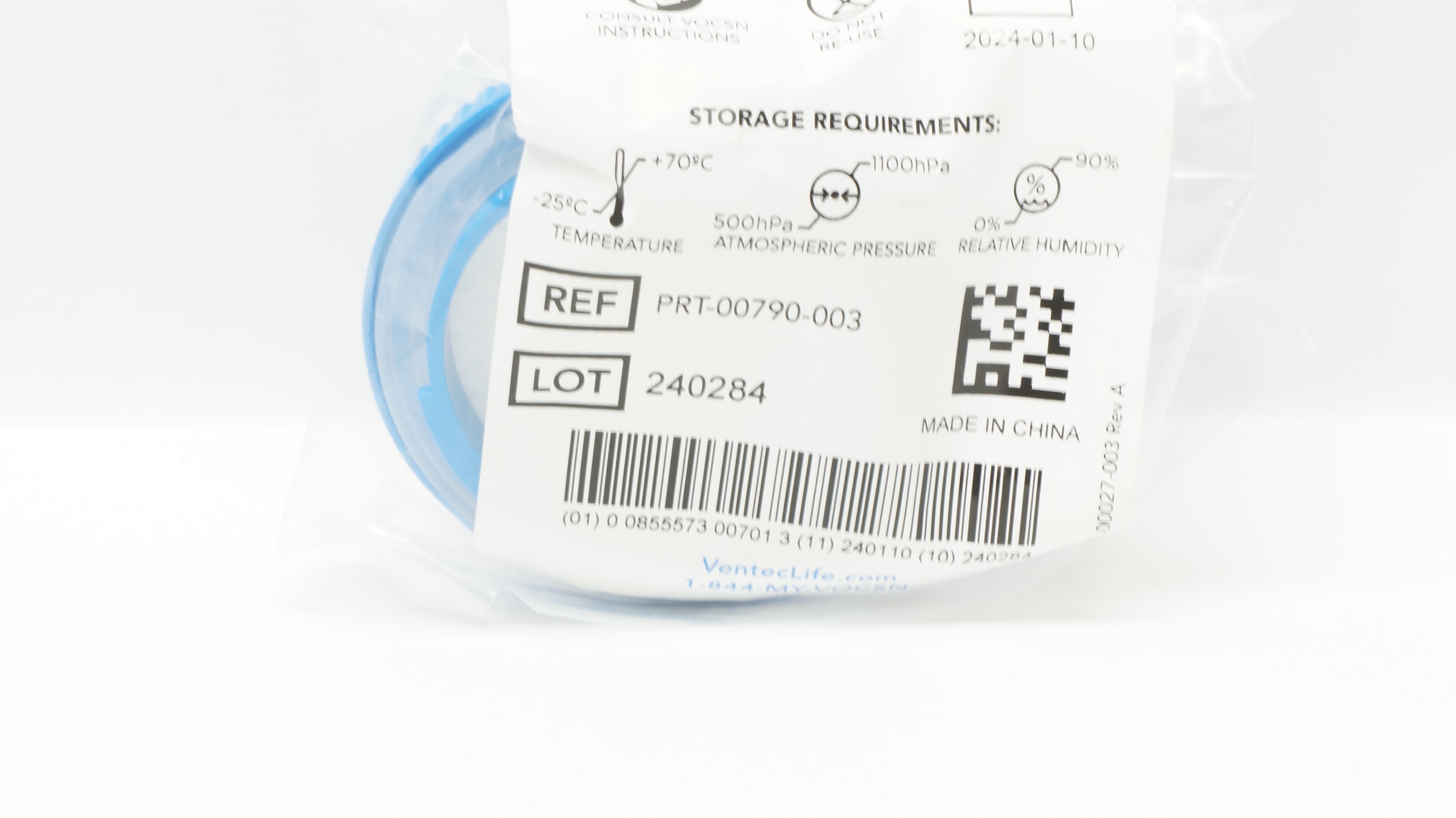 VentecLife  PRT-00790-003 Vocsn External Baxcterial Filters