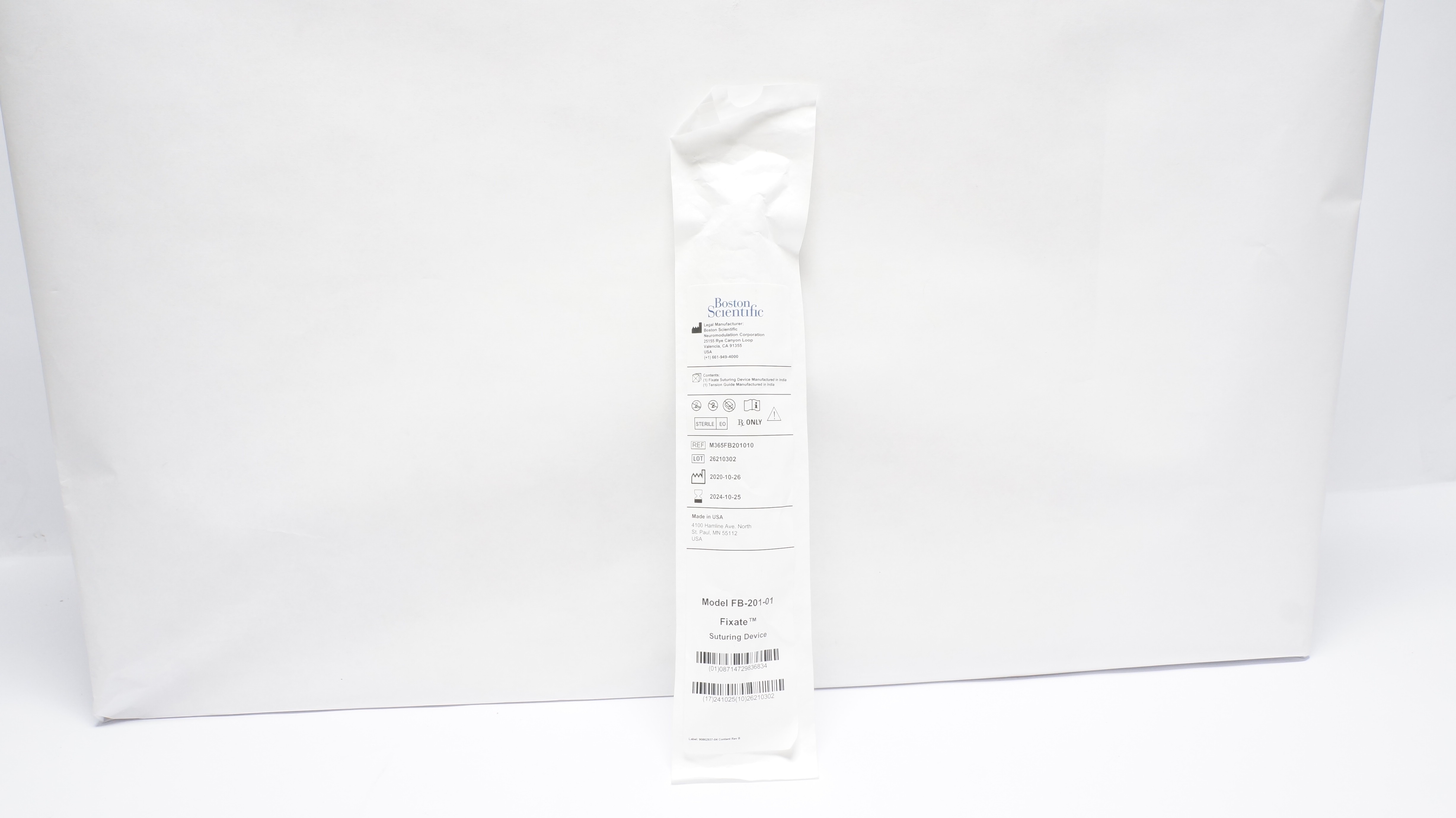 Boston Scientific M365FB201010 Fixate Suturing Device (x)