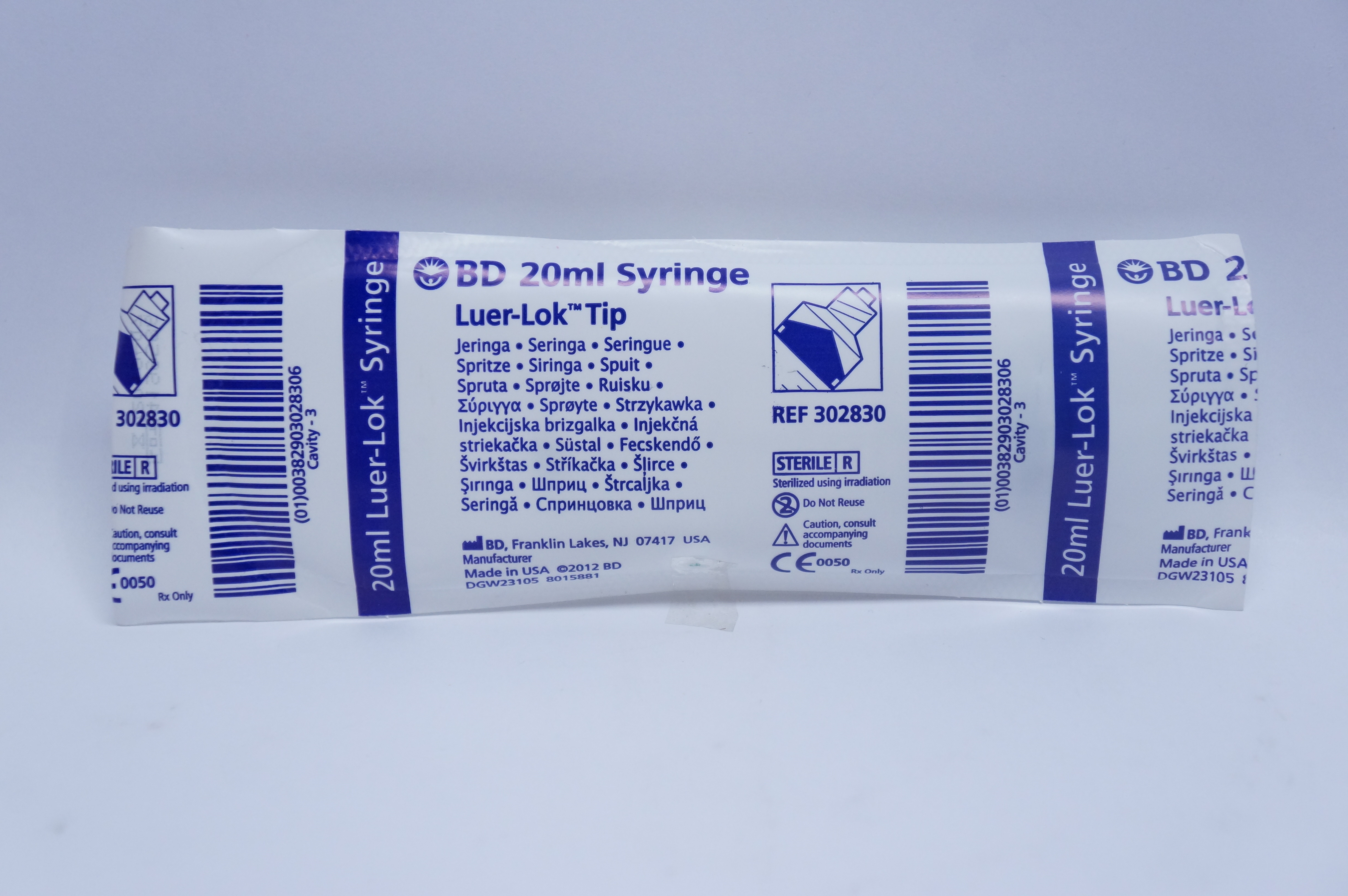 BD 302830 20ml Syringe Luer Lok Tip (x)