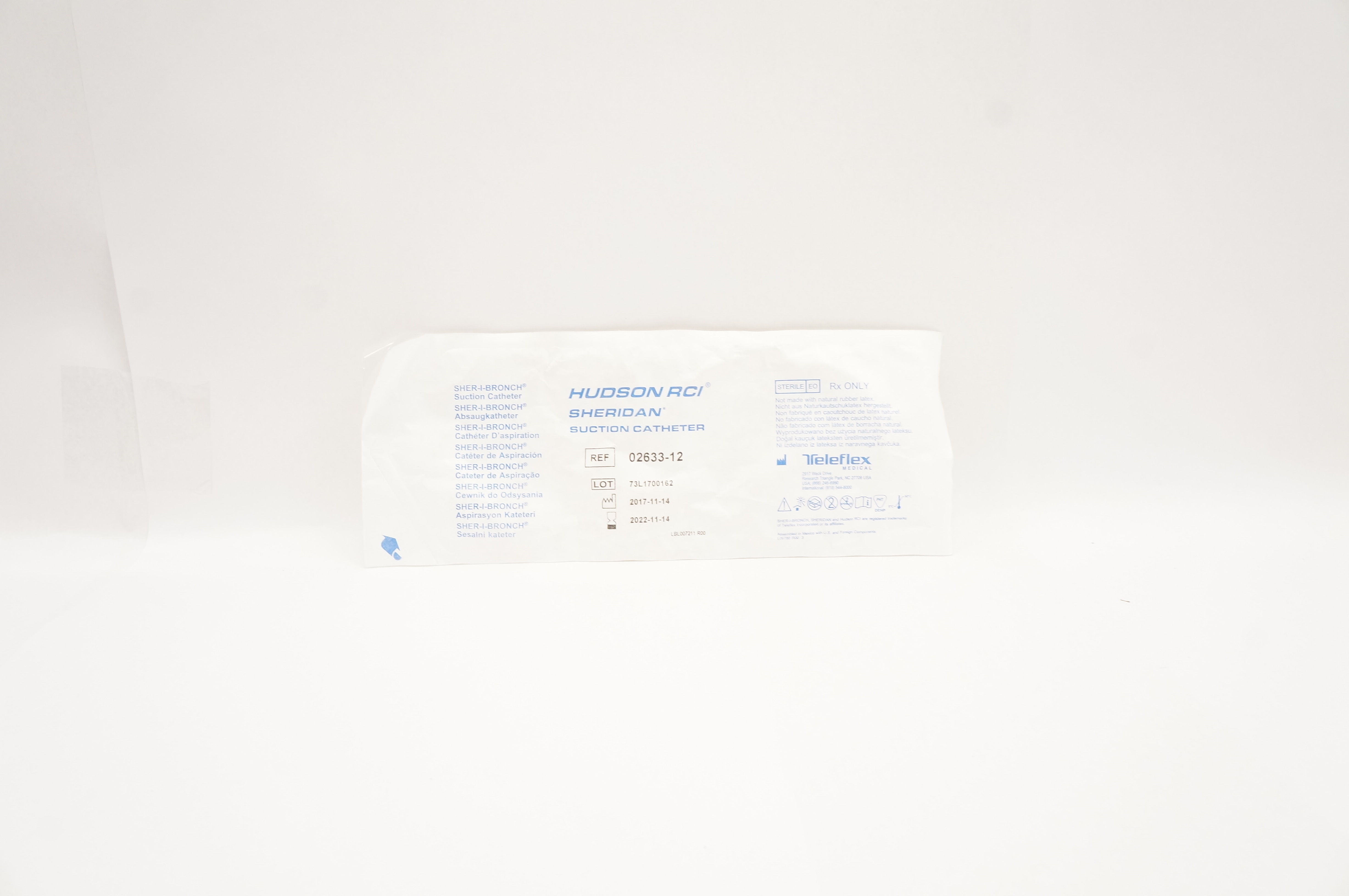 Teleflex 02633-12 Hudson RCI Sher-I-Bronch Suction Cath.