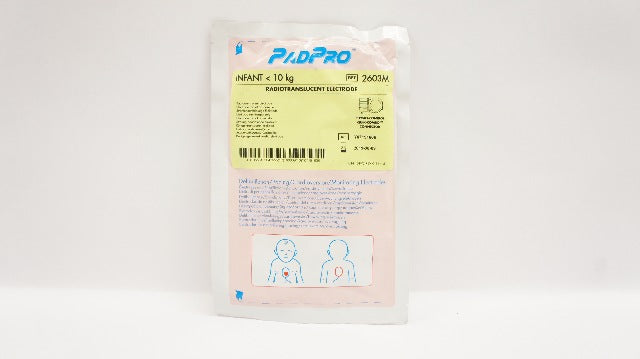 ConMed 2603M PadPro Pediatric Radiotranslucent Electrode Infant < 10 kg (x)