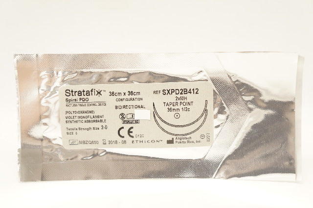 Ethicon SXPD2B412 2-0 StratafixMonofilament 2xMH TaperPoint 36mm 1/2c 36x36cm(x)