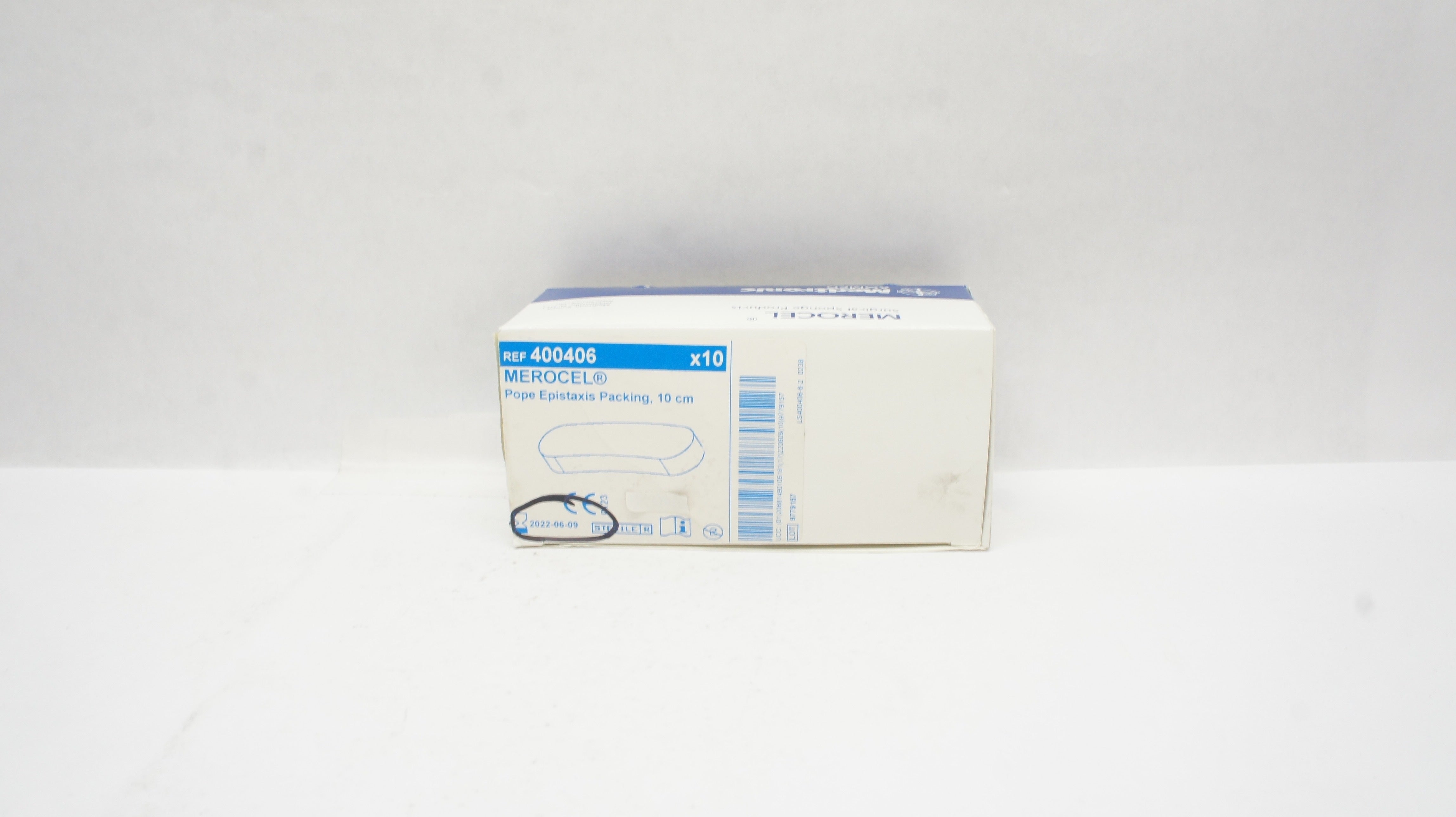 Medtronic 400406 MEROCEL Pope Epistaxis Packing, 10cm (x)
