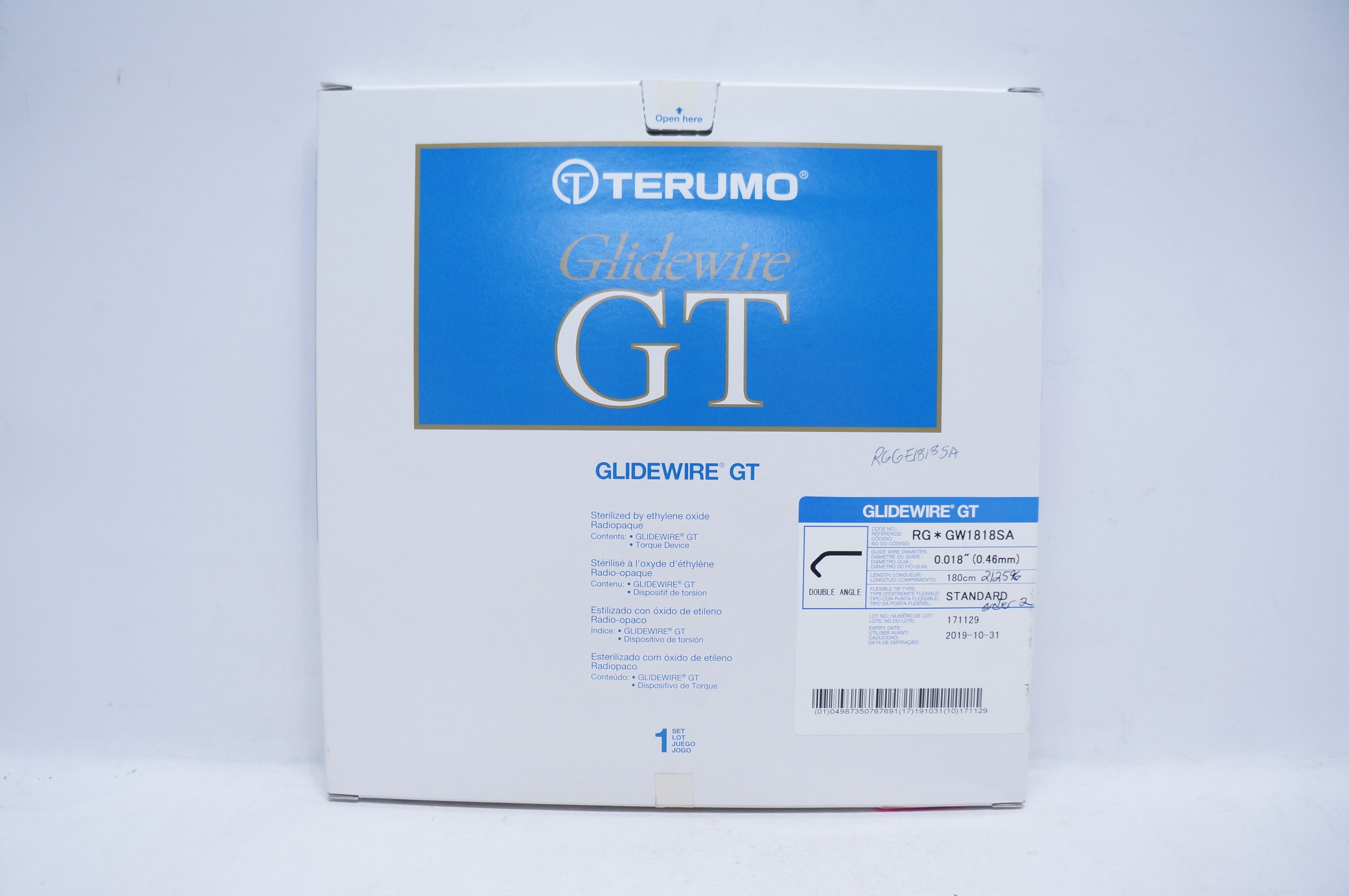 Terumo GW1818SA Glidewire GT 0.018inch x 180cm (x)