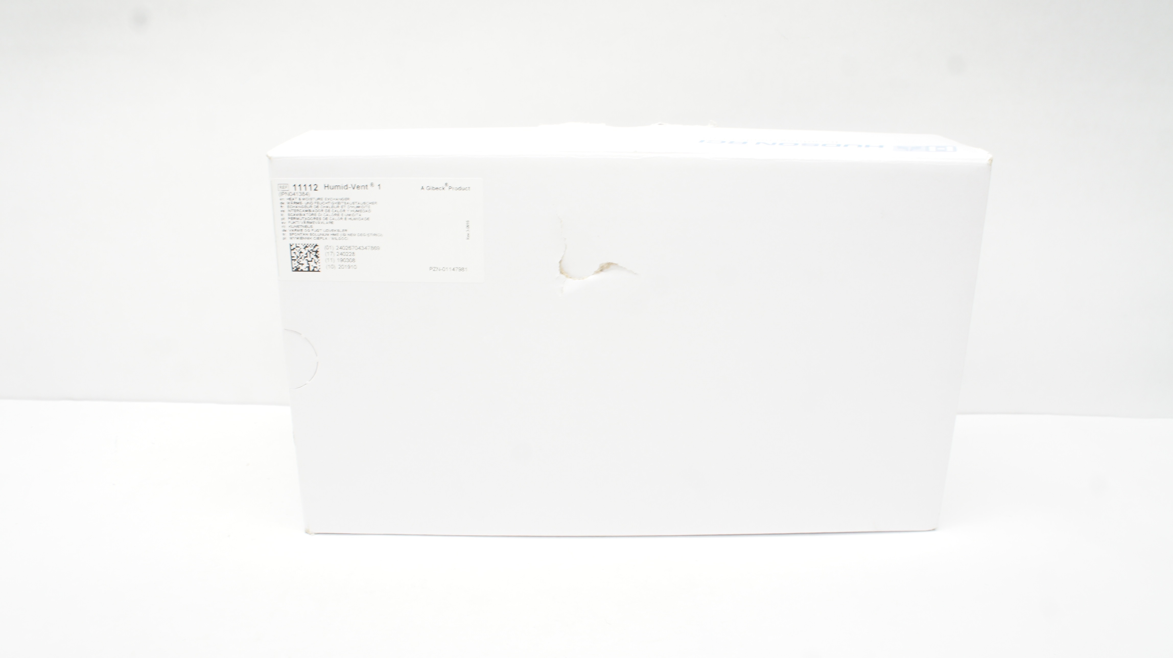 Teleflex 11112 Humid-Vent 1 Heat & Moisture Exchanger (x) - Box of 31