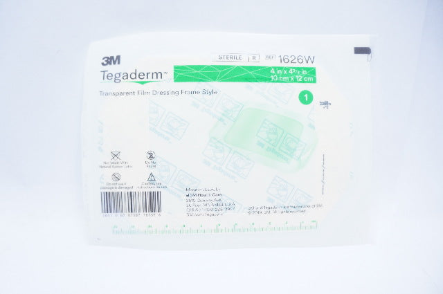 3M 1626W Tegaderm Transparent Film Dressing Frame Style 10cm x 12cm