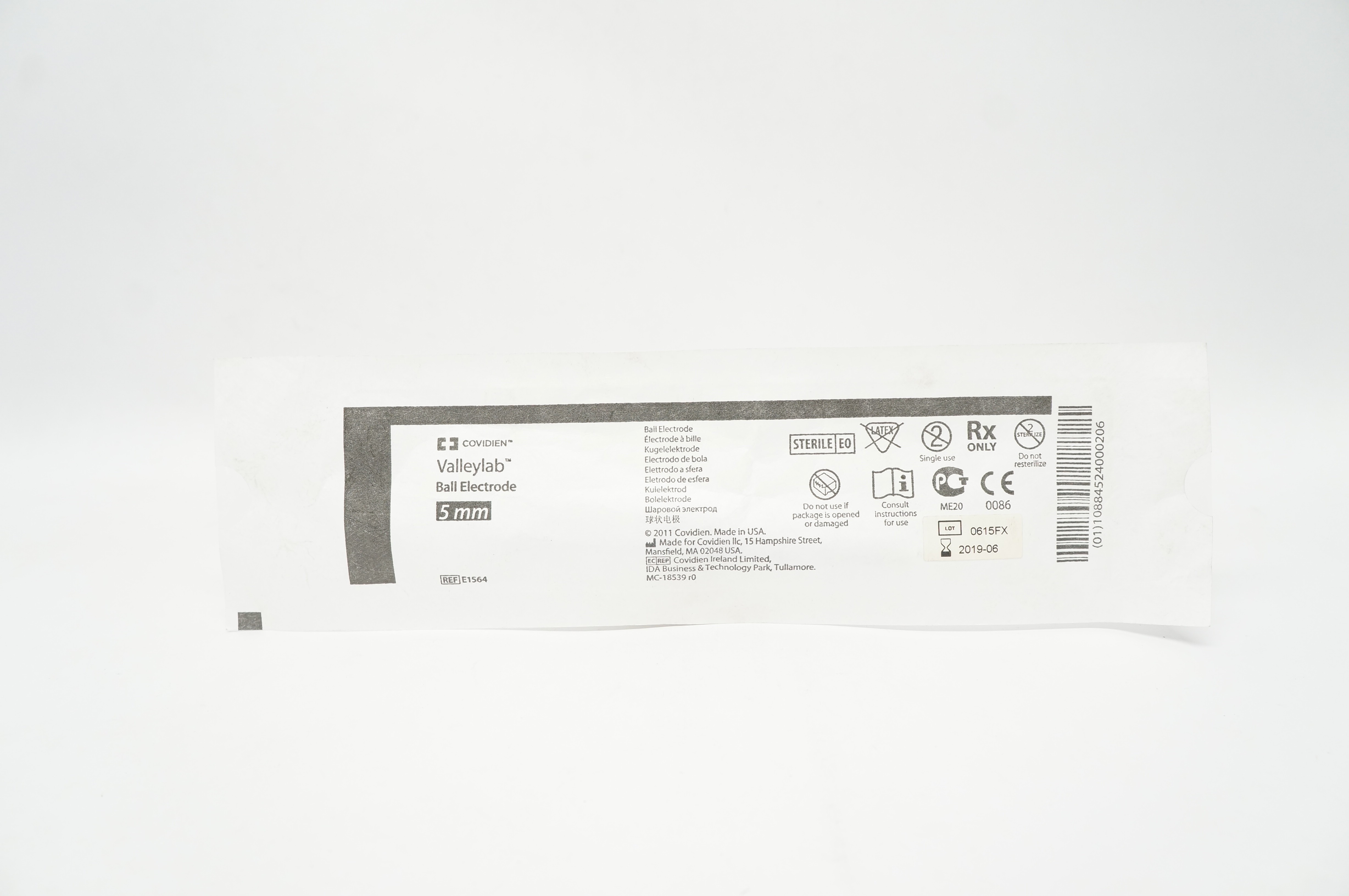 Covidien E1564 Valleylab Ball Electrode 5mm (x)