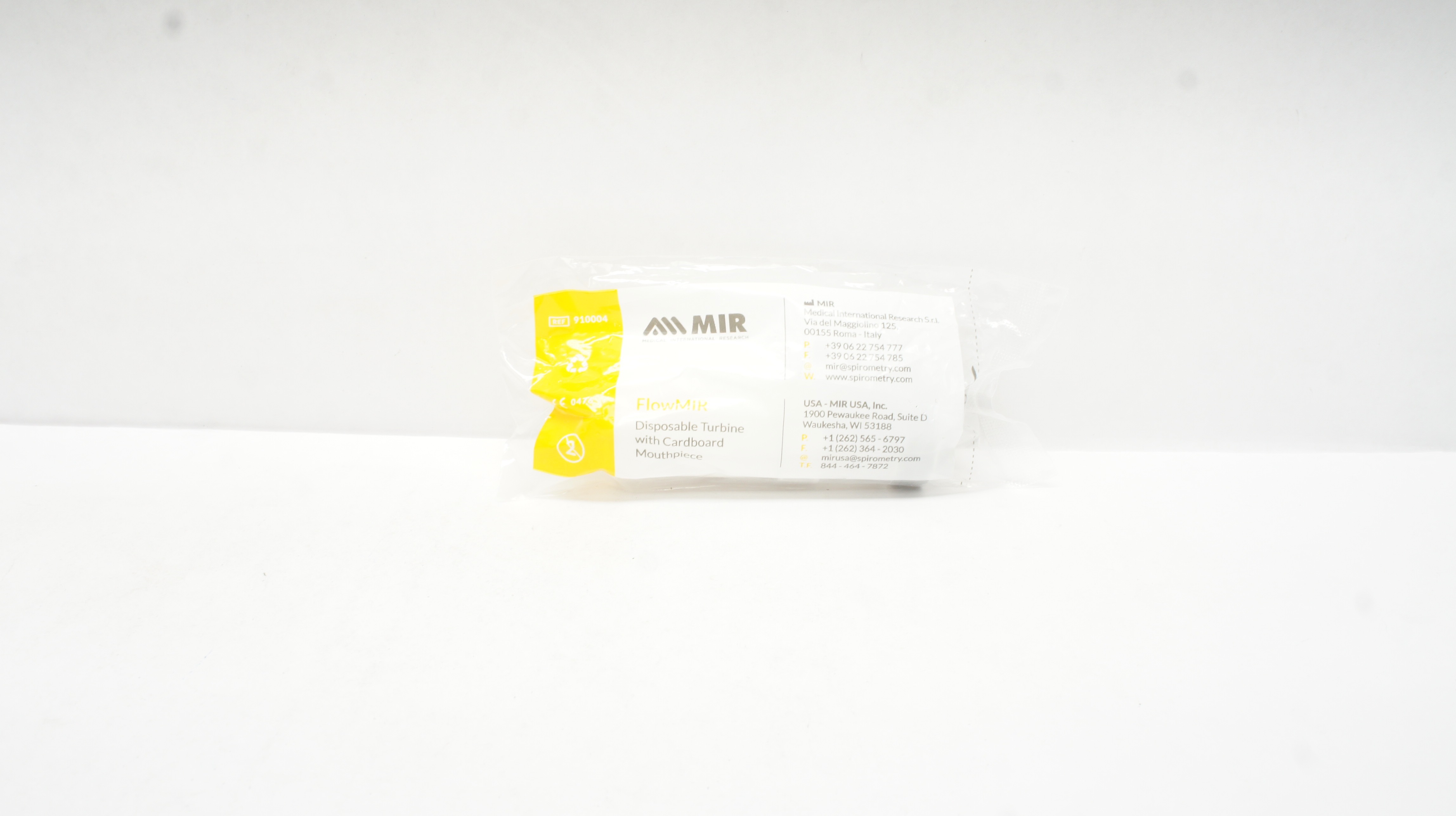 MIR 910004 FlowMIR Disposable Turbine w/Cardboard Mouthpiece