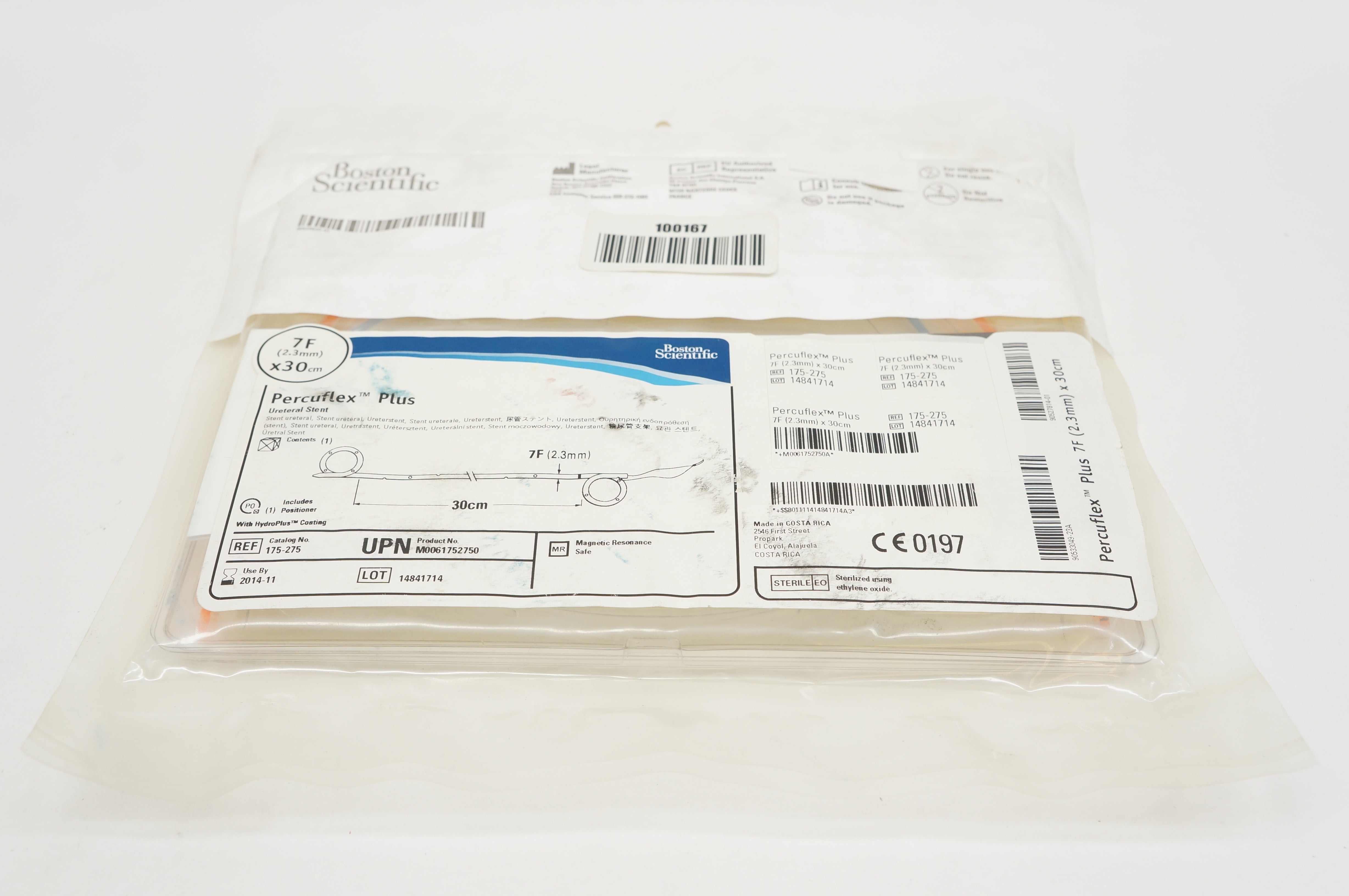 Boston Scientific 175-275 Percuflex Plus Ureteral Stnt 7F x 30cm (x)