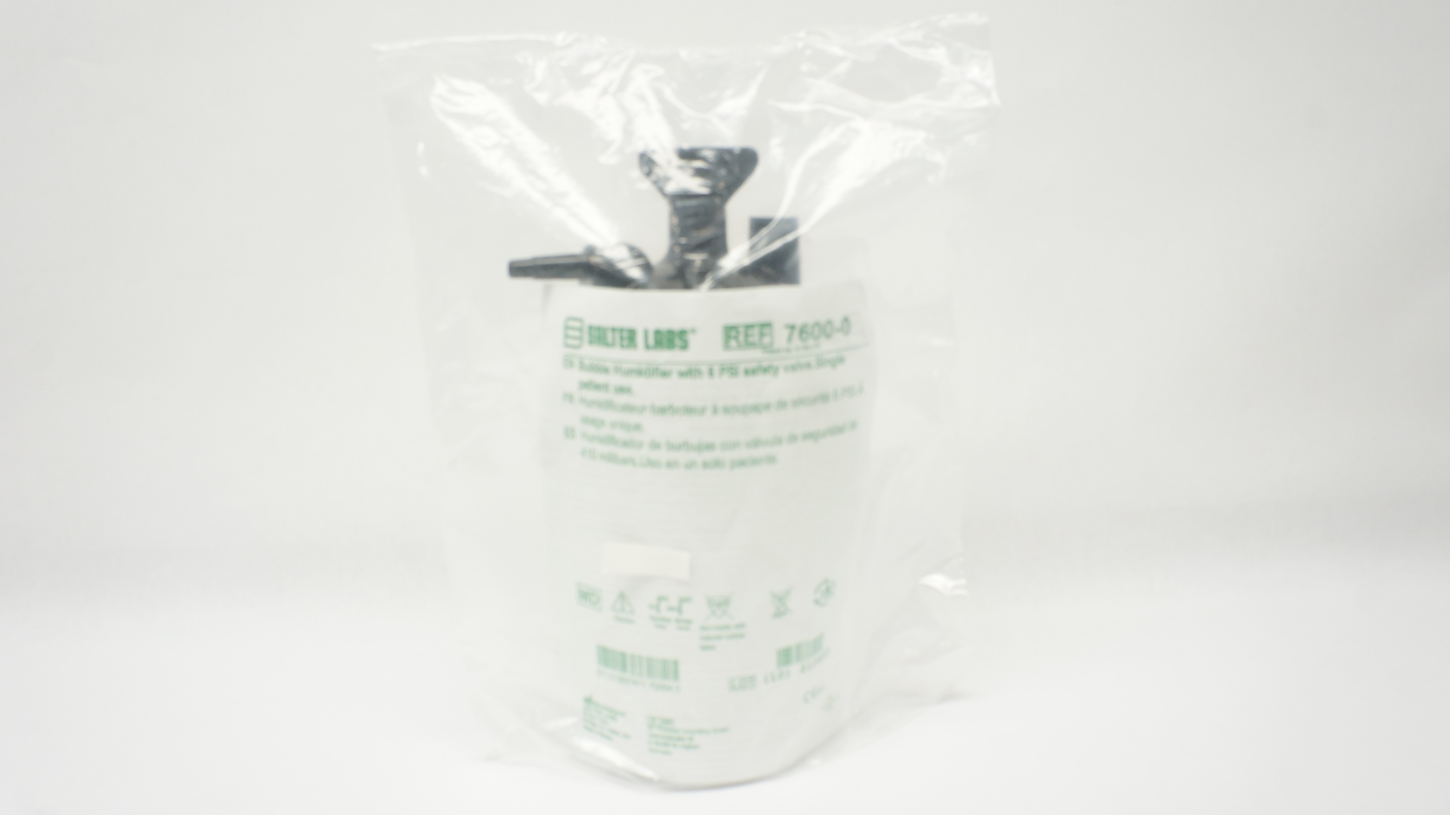 Salter Labs 7600-0 Bubble Humidifier 6PSI Safety Valve