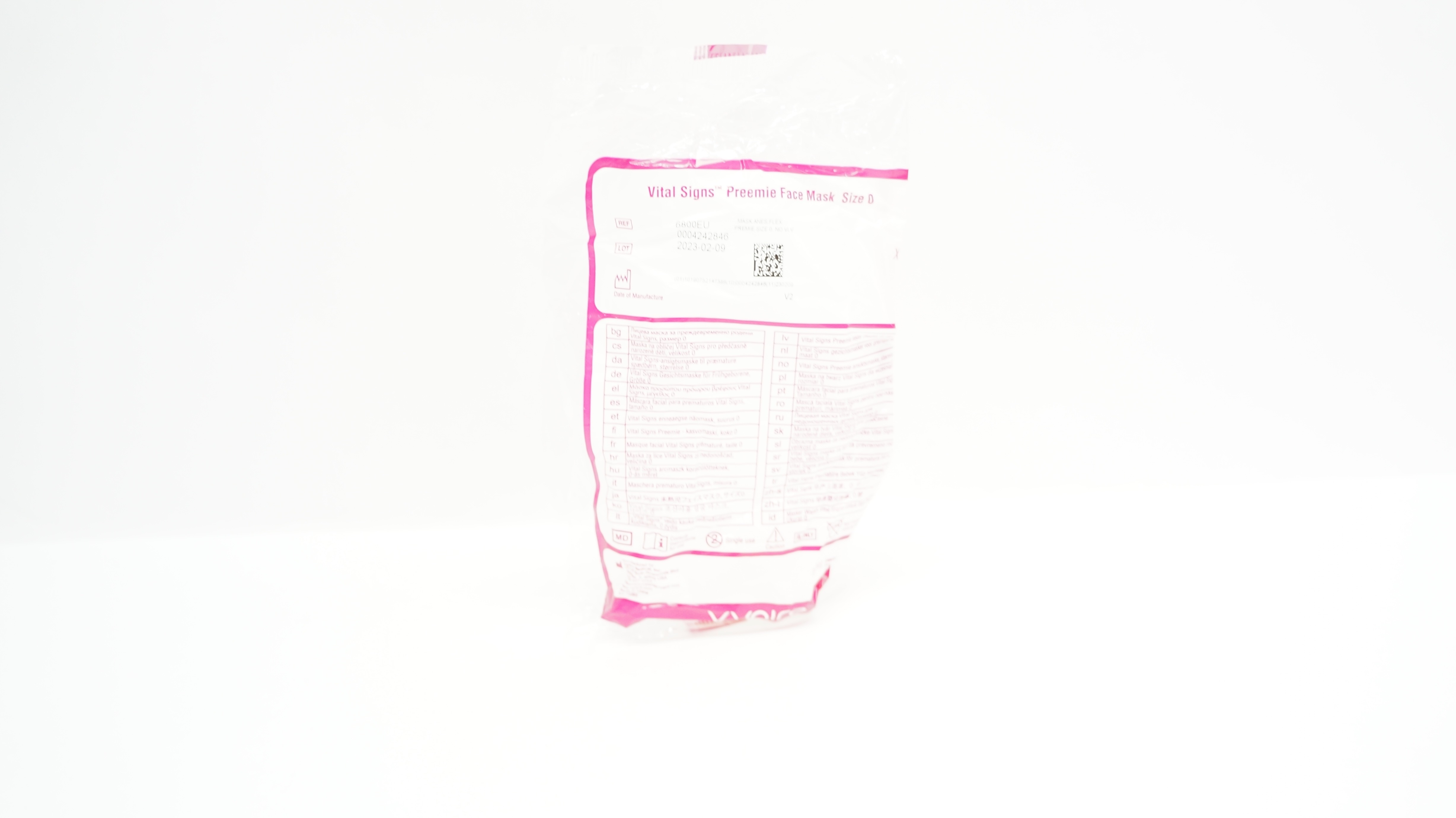 Vyaire 6800EU Vital Signs Preemie Face Mask Size 0