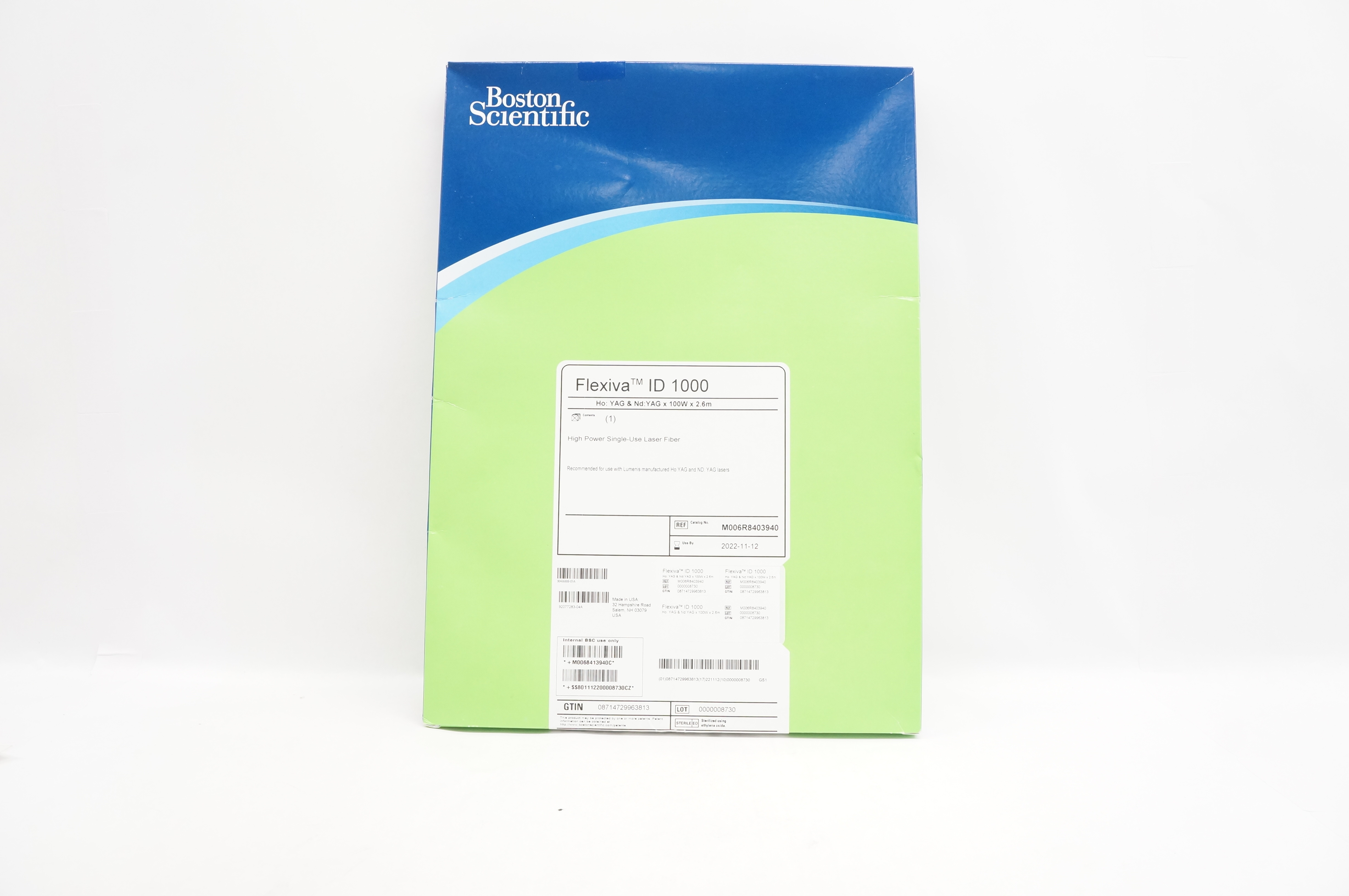 Boston Scientific M006R8403940 Flexiva ID 1000 Ho: YAG &Nd: YAG x 100W x 2.6m