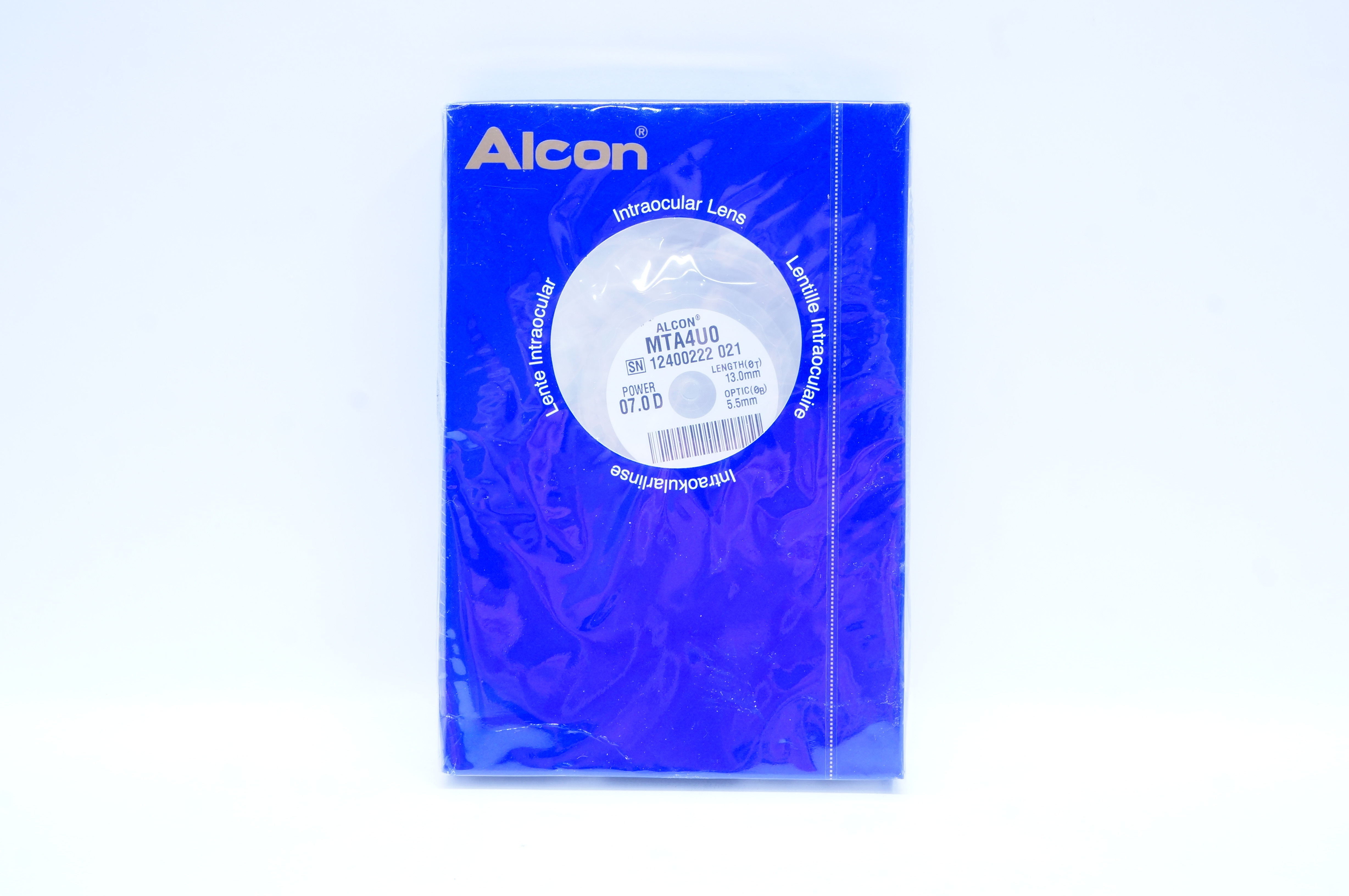 Alcon Laboratories MTA4U0 Intraocular Lens  07.0 D x 5.5mm x 13.0mm (x)