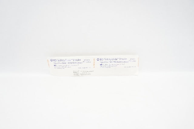 BD 328446 SafetyGlide Insulin Syringe 1 mL 31G x 15/64inch