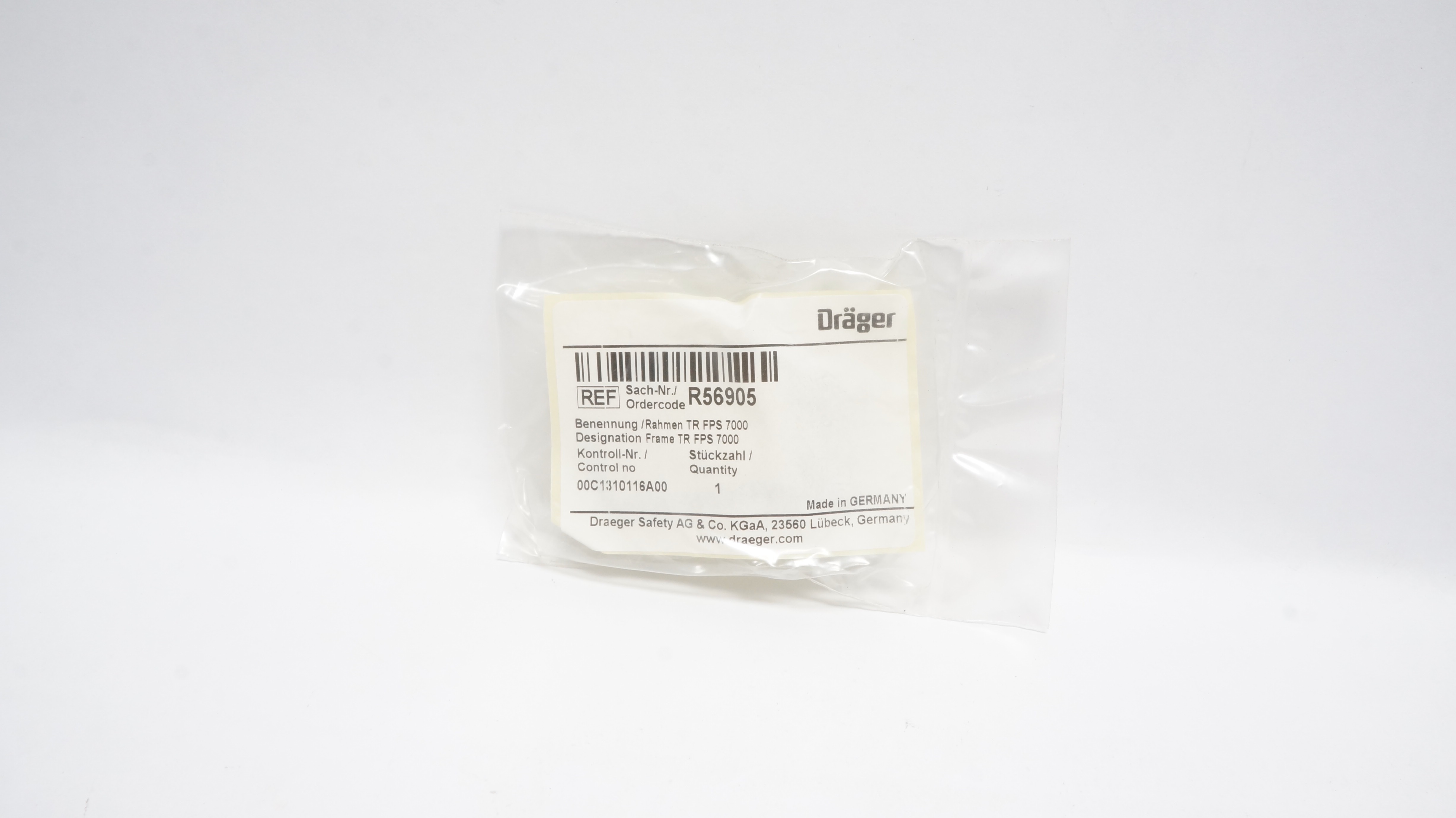 Dräger R56905 Designation Frame TR FPS 7000