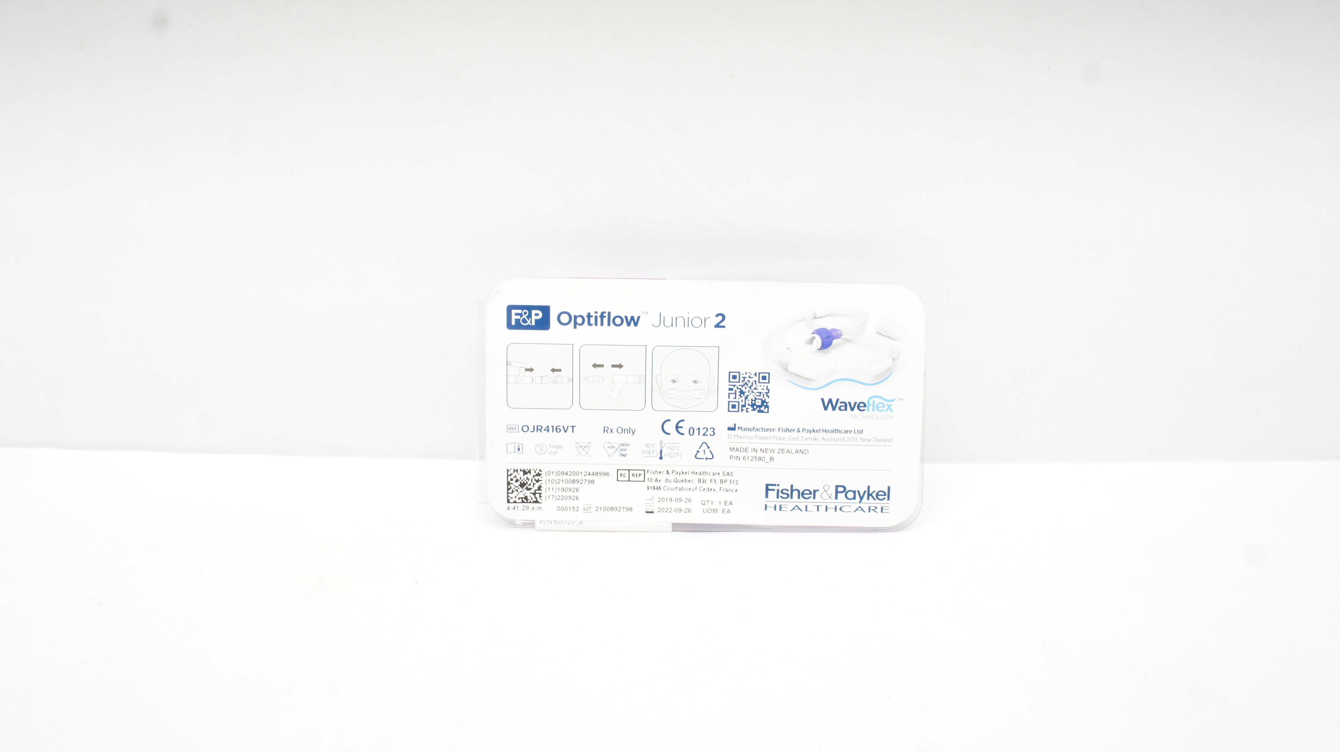 Fisher&Paykel OJR416VT WaveFlex Optiflow Junior 2 Ventilator  Transition Kit (x)
