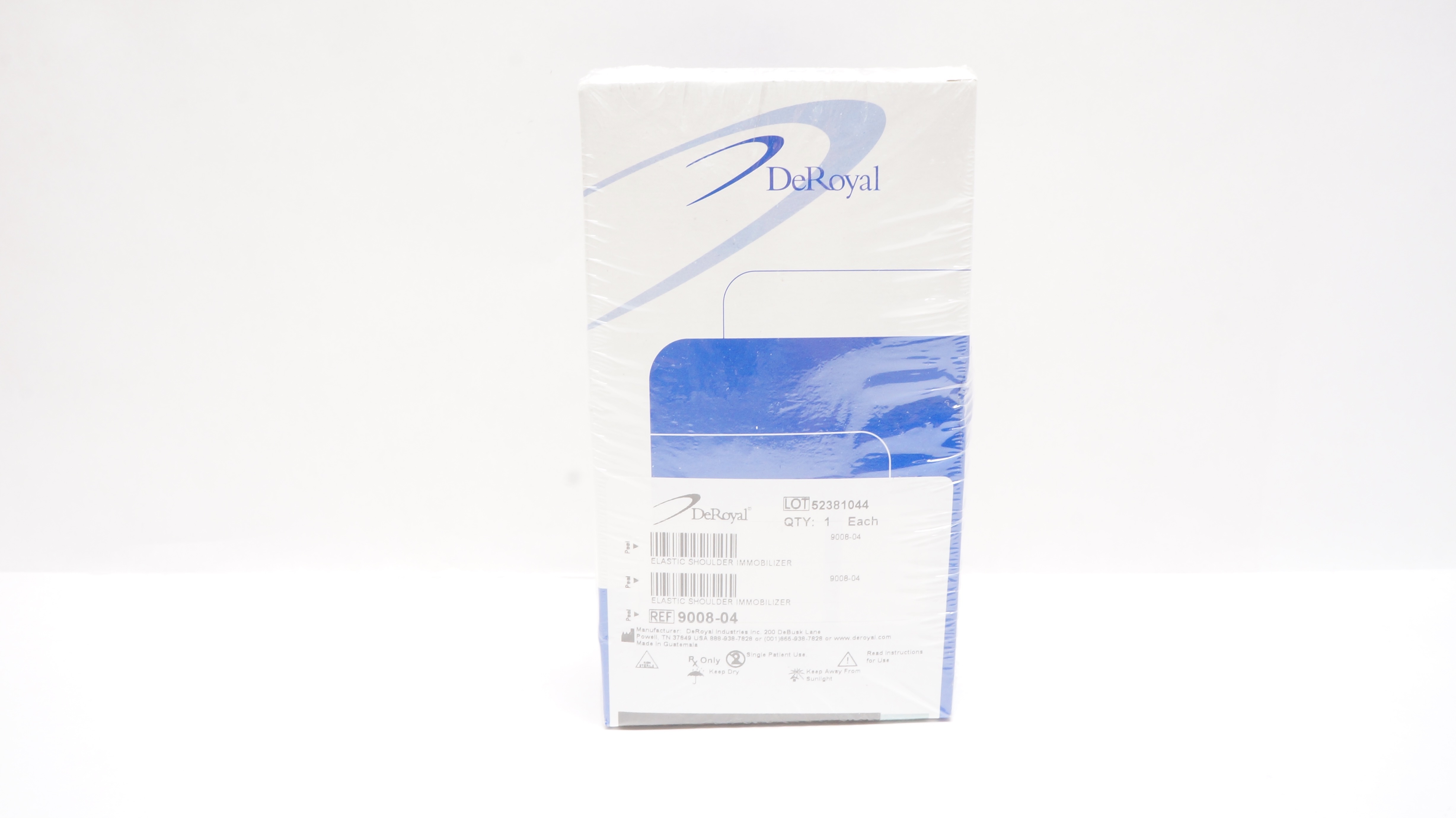 DeRoyal 9008-04 Elastic Shoulder Immobilizer, X-Large