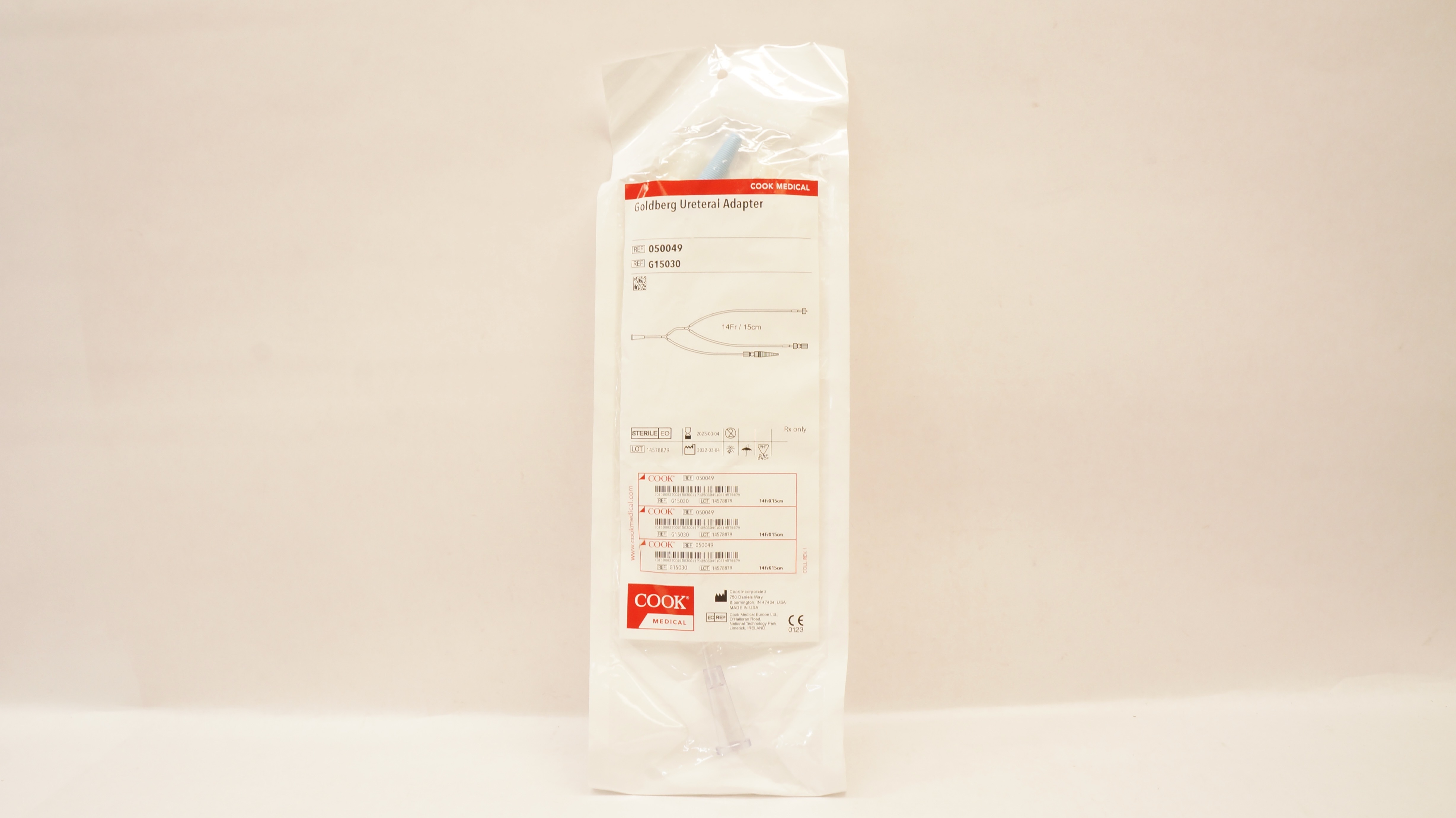 Cook Medical G15030 Goldberg Ureteral Adapter 14Fr / 15cm
