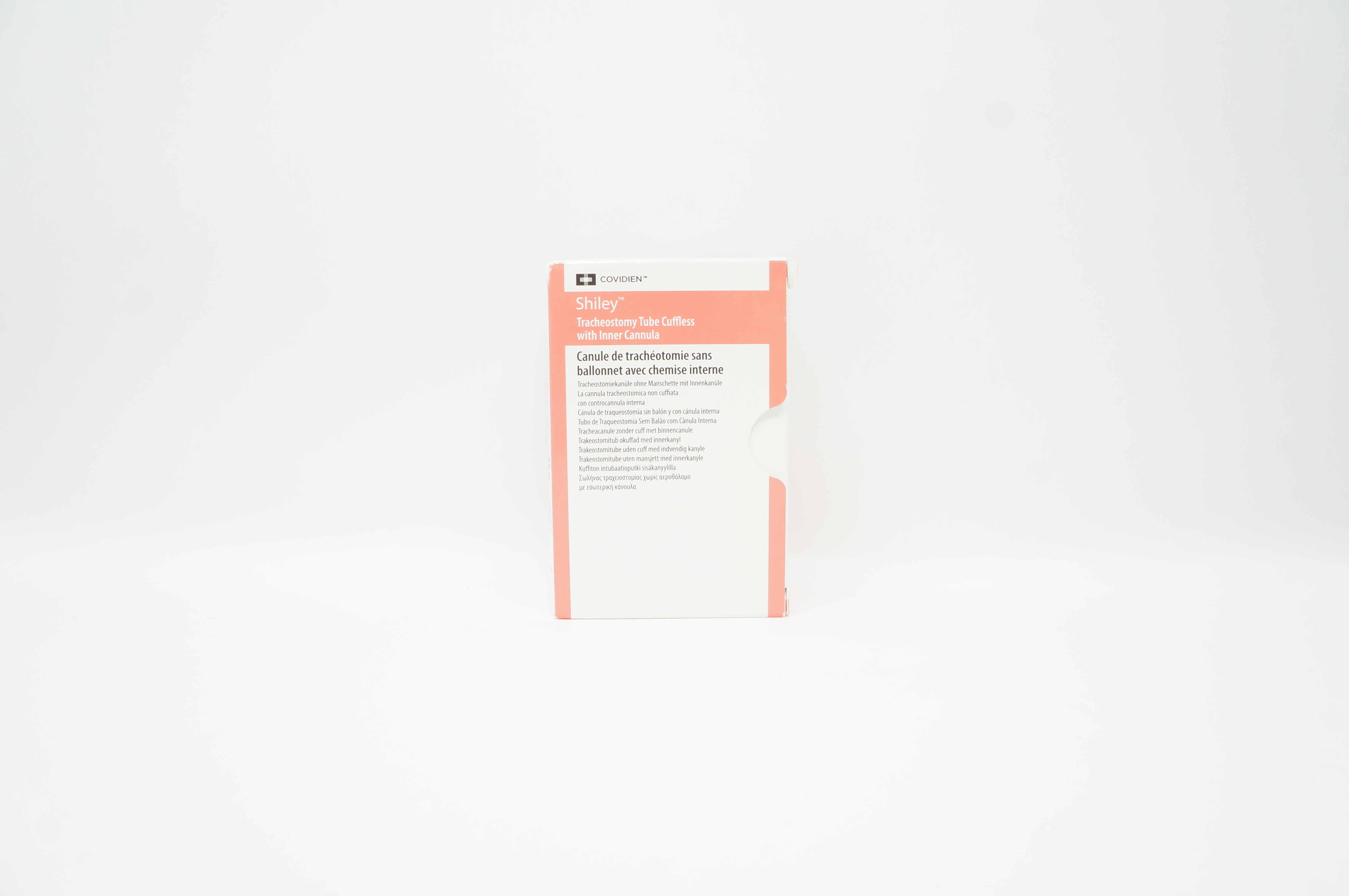 Covidien 8CFS Shiley Tracheostomy Tube Cuffless 7.6 ID x 12.2 OD x 81mm