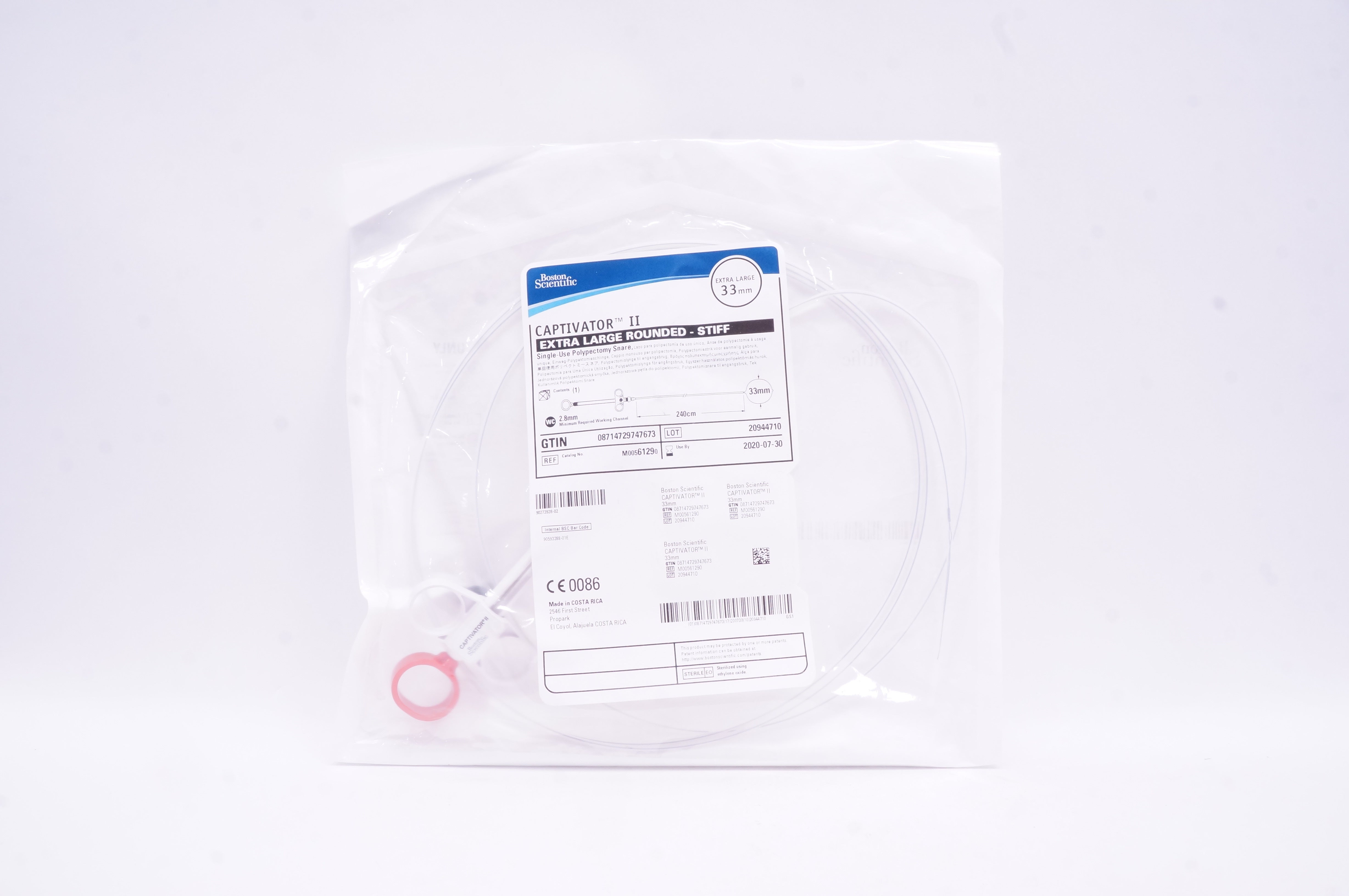 Boston Scientific 6129 CAPTIVATOR II Extra Large Rounded - Stiff 33mm (x)