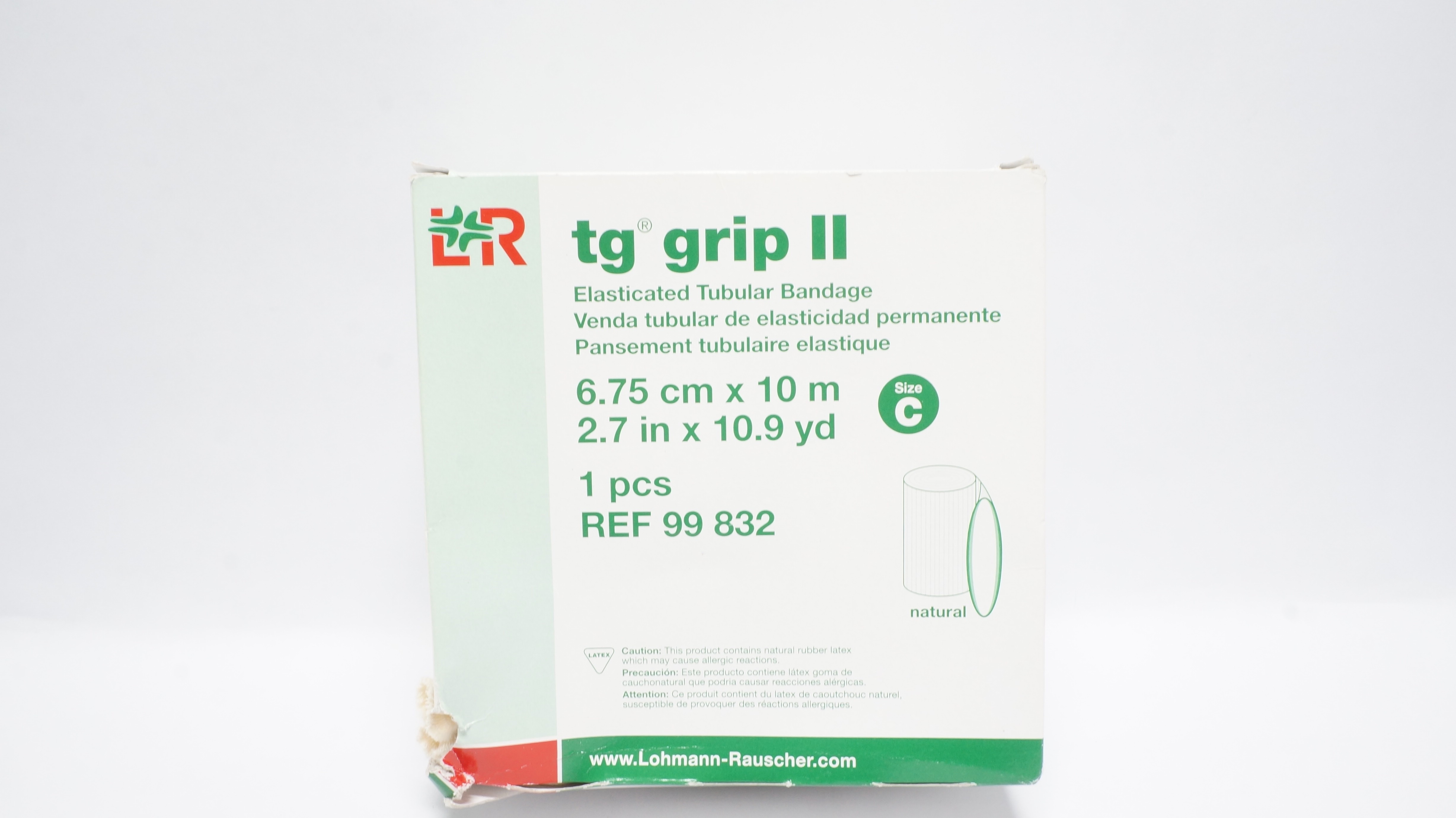 Lohman & Rauscher 99832 Tg Grip II Elasticated Tubular Bandage 2.7In x 10.9Yd(x)