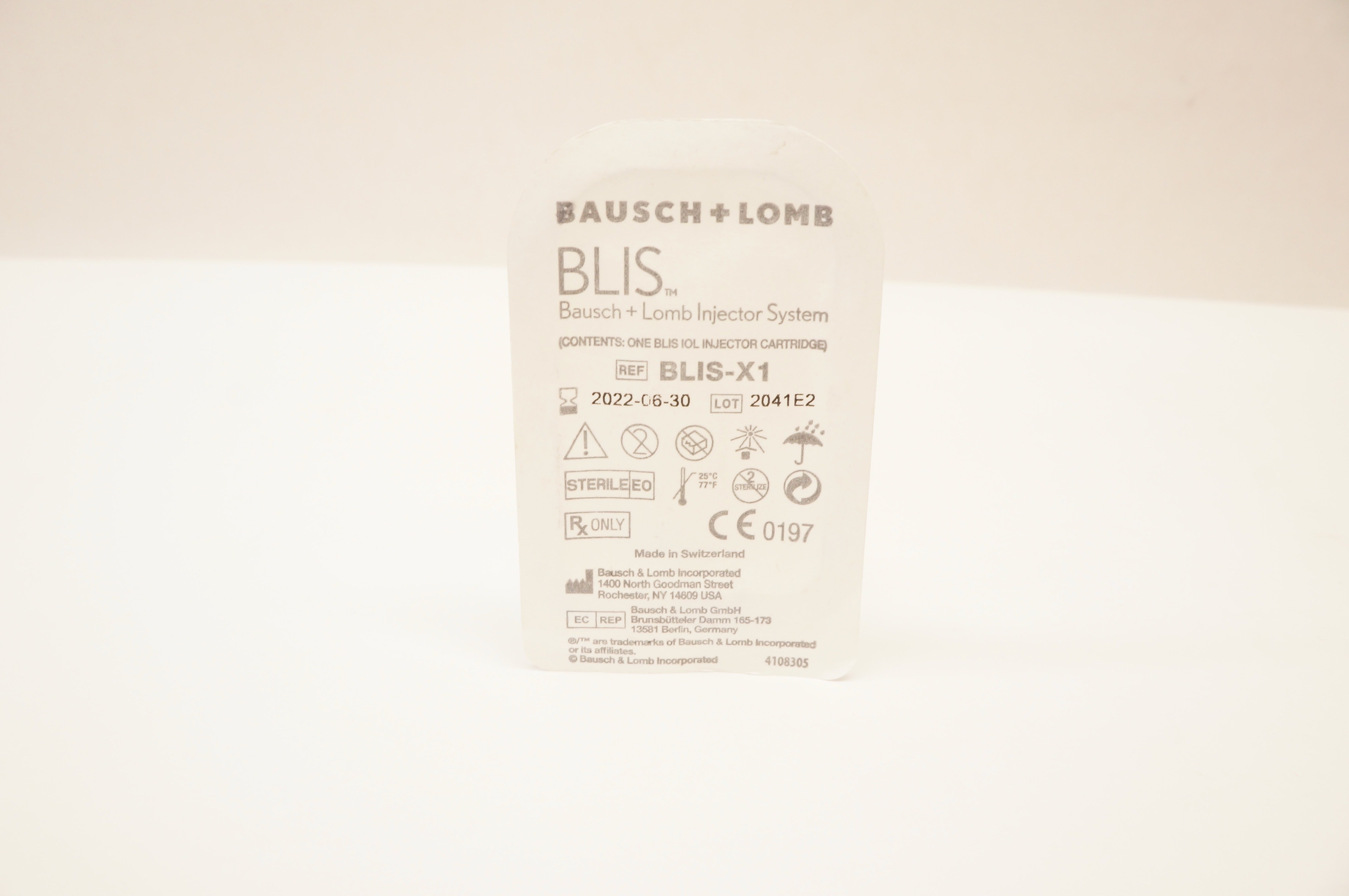BauschLomb BLIS-X1 BLIS IOL Injector Cartridge (x)