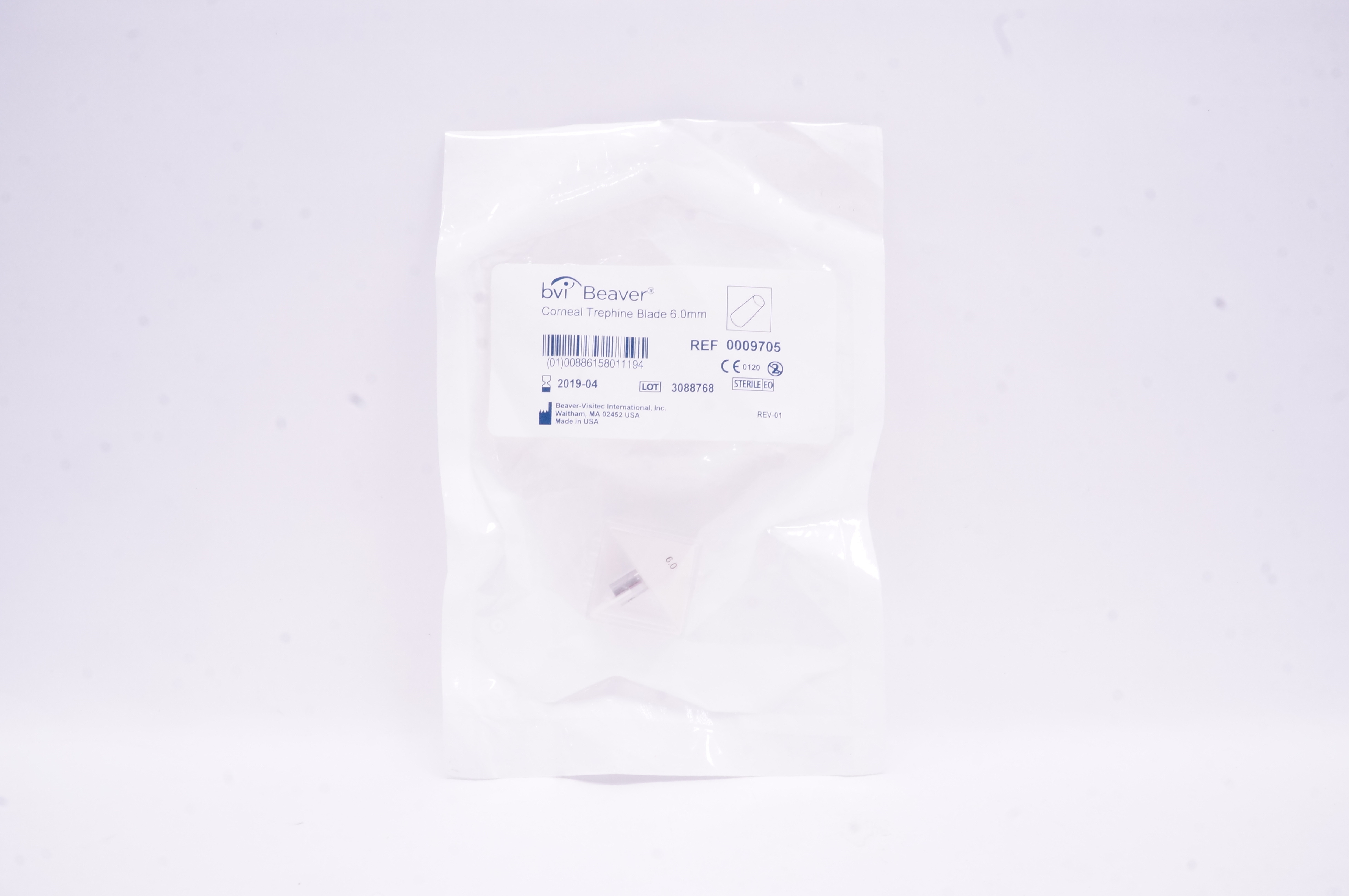 BVI Beaver 0009705 Corneal Trephine Blade 6.0mm (x)