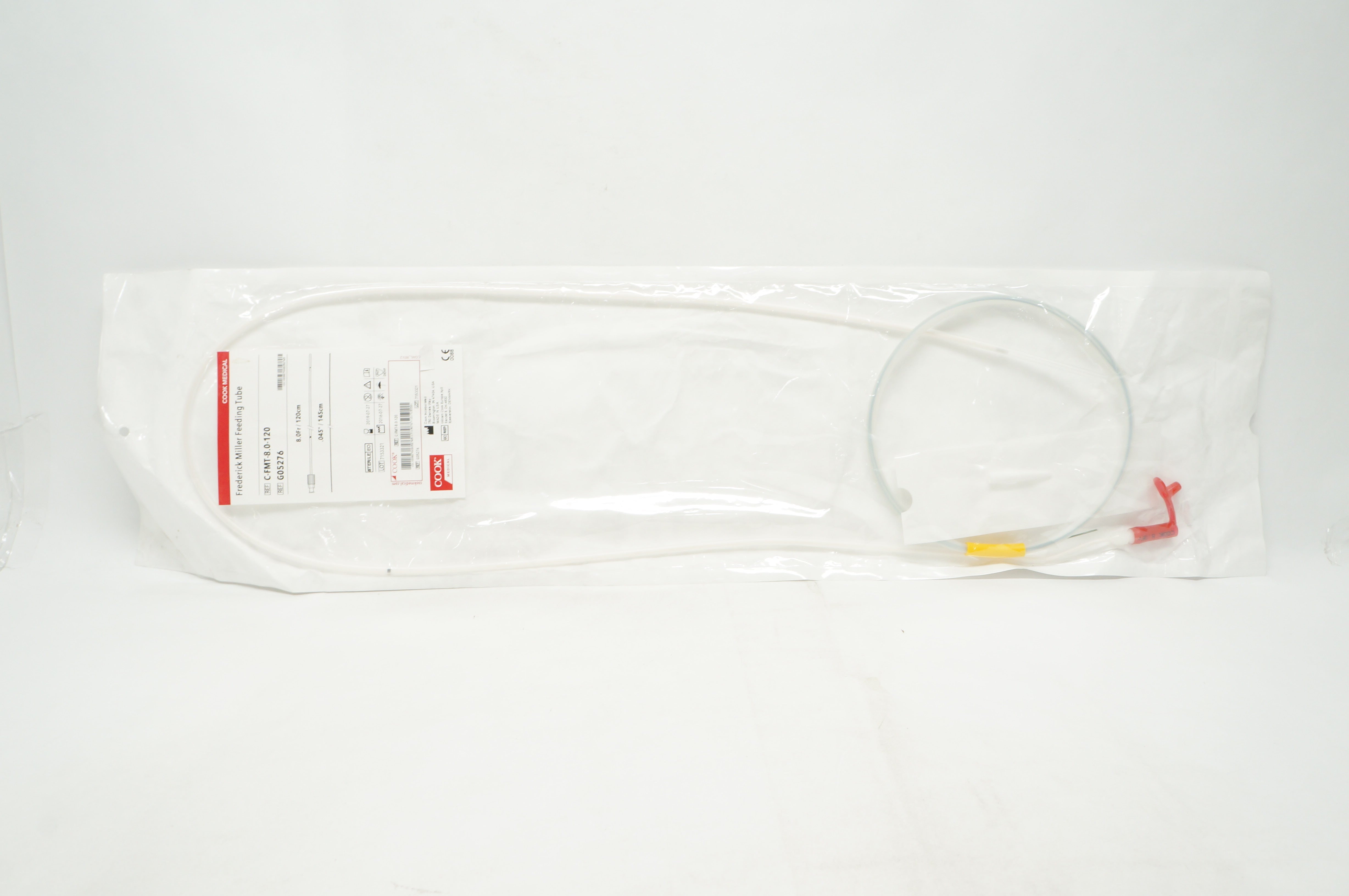Cook Medical G05276 Frederick Miller Feeding Tube 8.0Fr /120cmx0.045in/145cm (x)