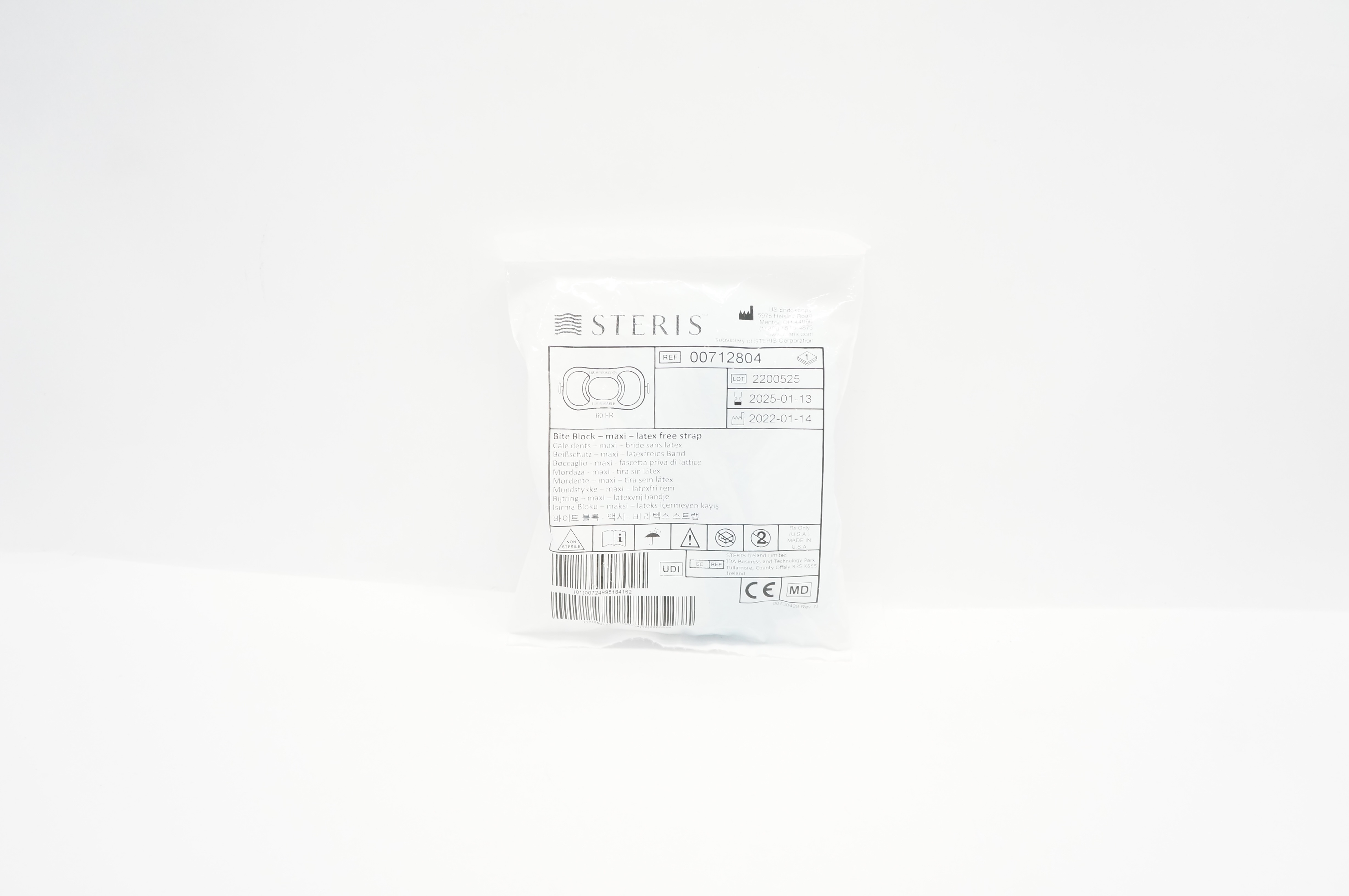 US Endoscopy 00712804 Bite Block Maxi Latex Free Strap 60Fr